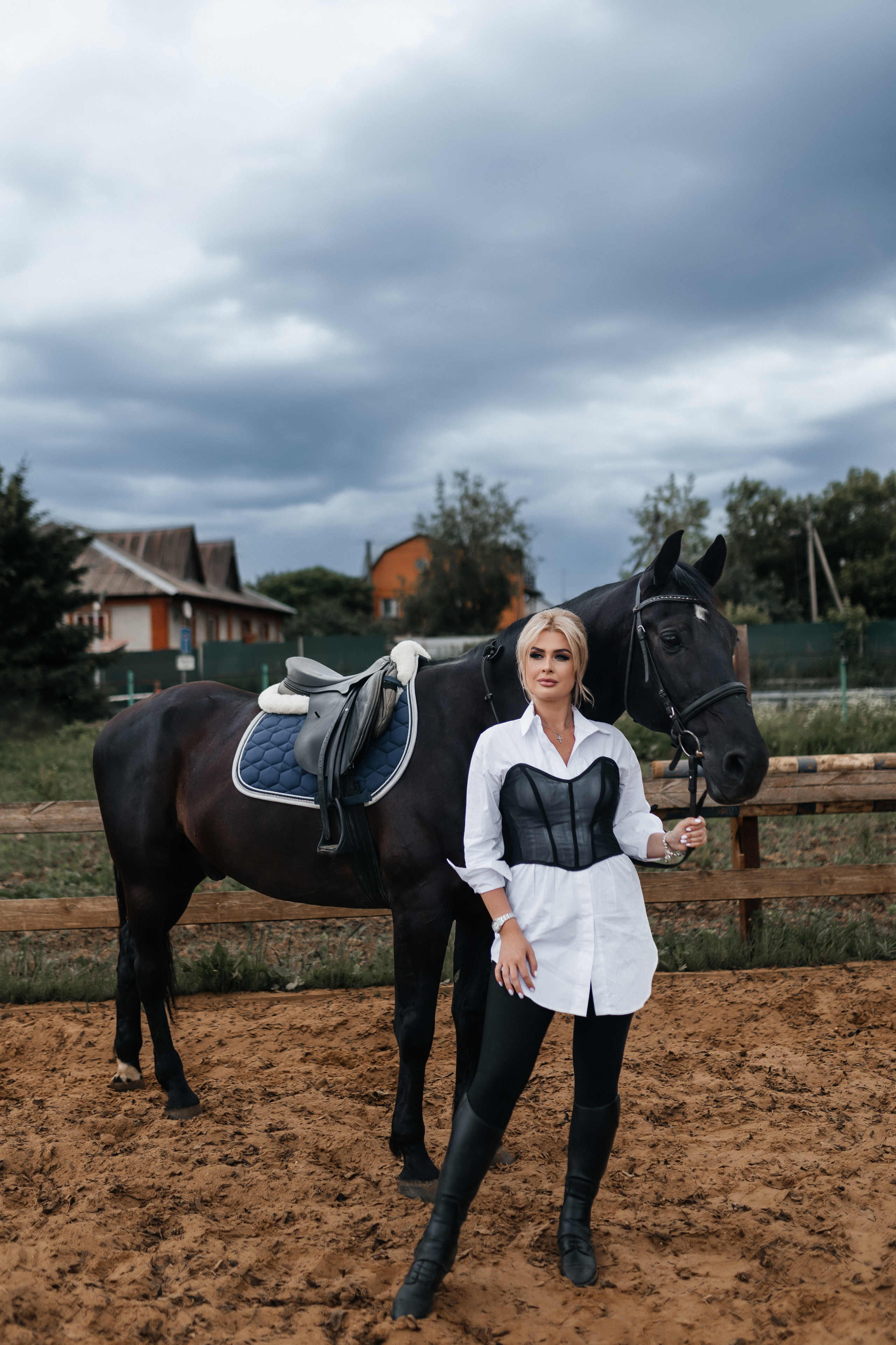 Анна, съёмка с конем. Фотограф Наталия Федосова, г. Москва. TG и Instagram @nataliya_raw