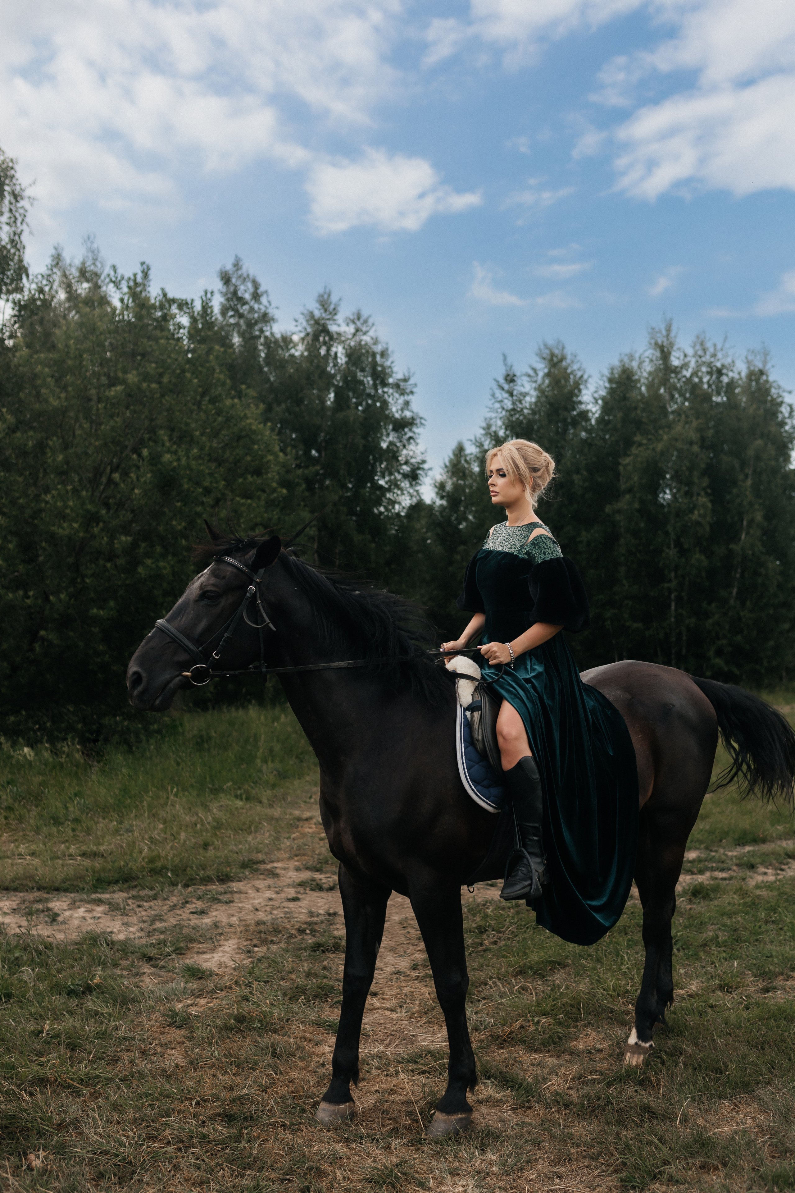 Анна, съёмка с конем. Фотограф Наталия Федосова, г. Москва. TG и Instagram @nataliya_raw