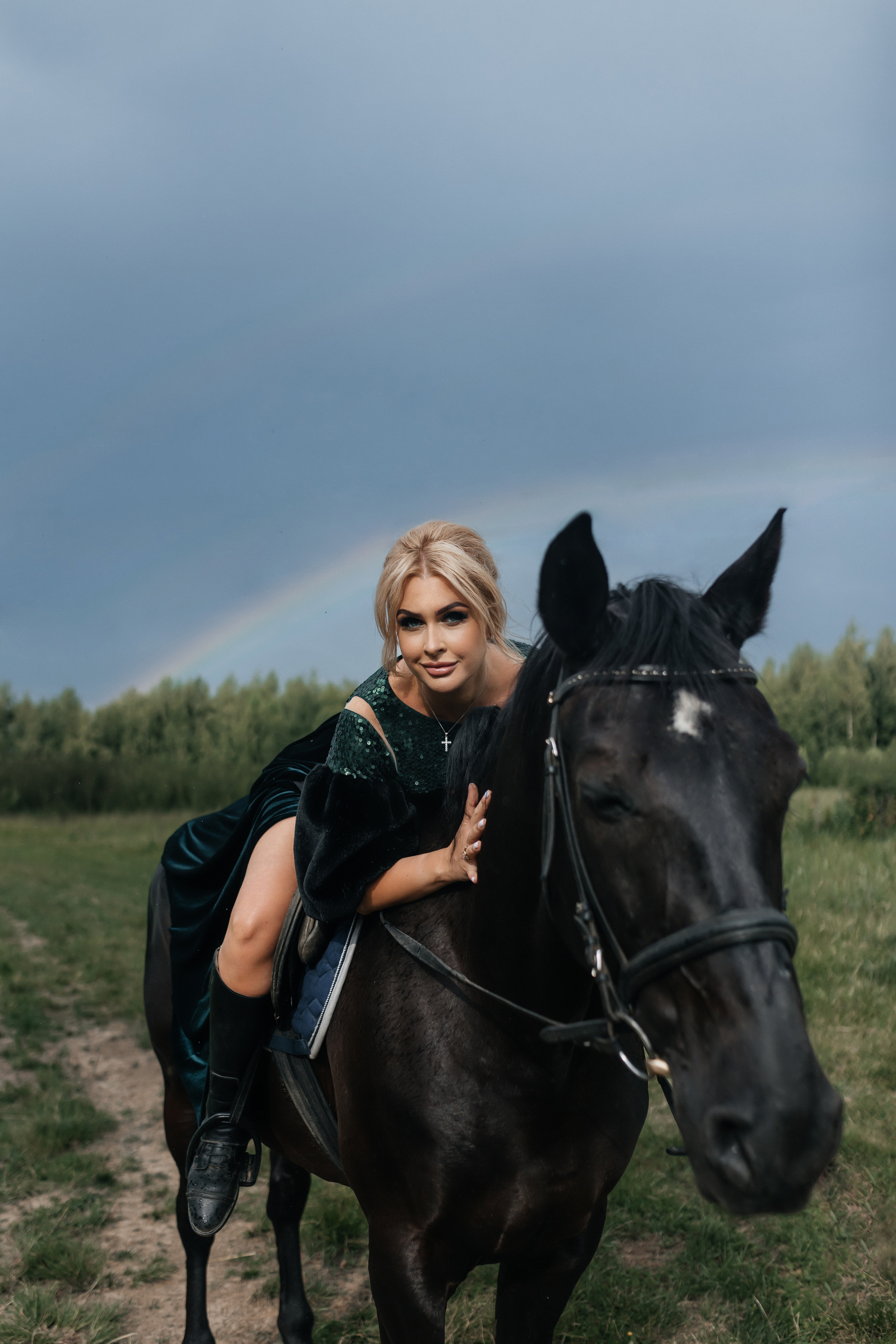 Анна, съёмка с конем. Фотограф Наталия Федосова, г. Москва. TG и Instagram @nataliya_raw