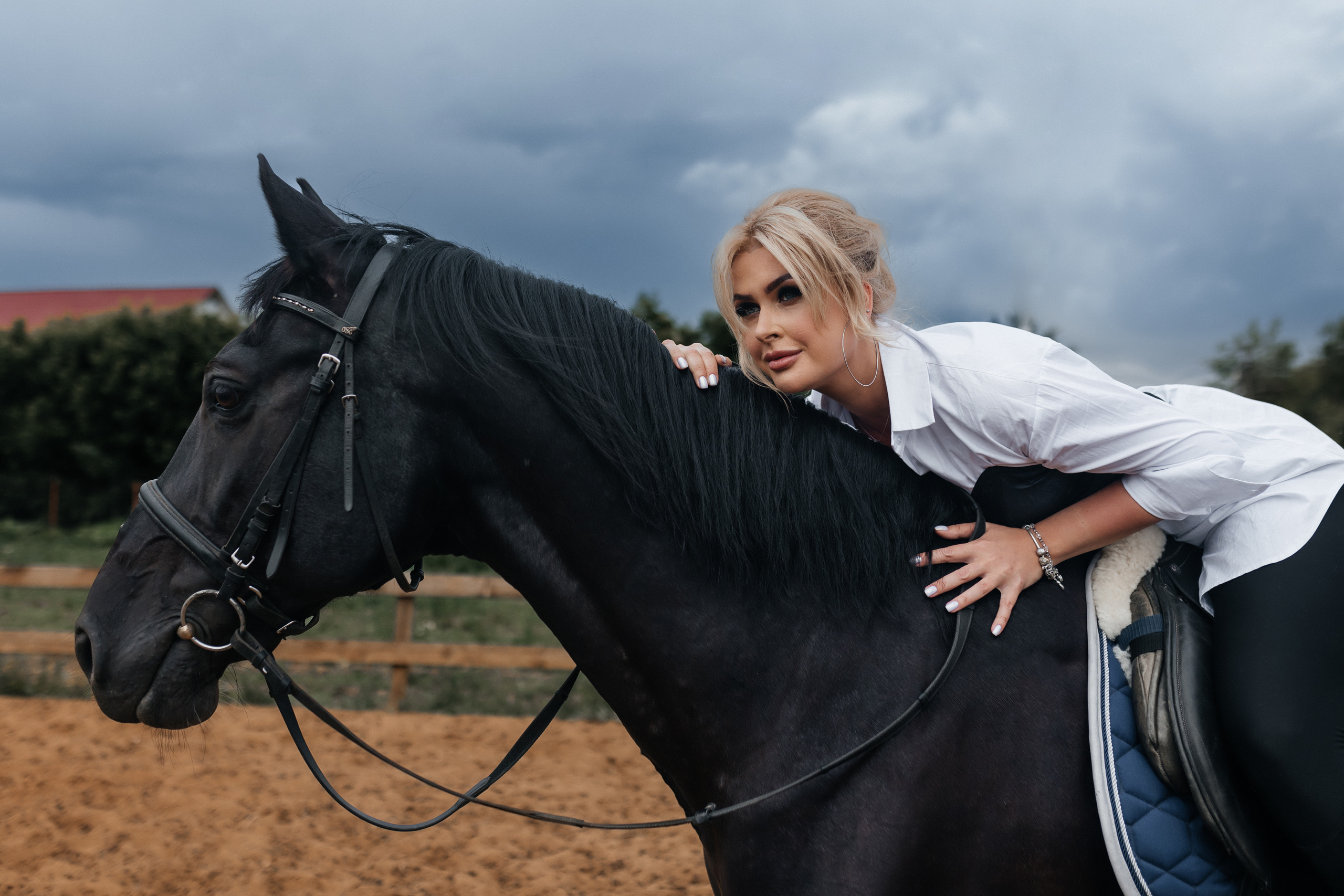 Анна, съёмка с конем. Фотограф Наталия Федосова, г. Москва. TG и Instagram @nataliya_raw