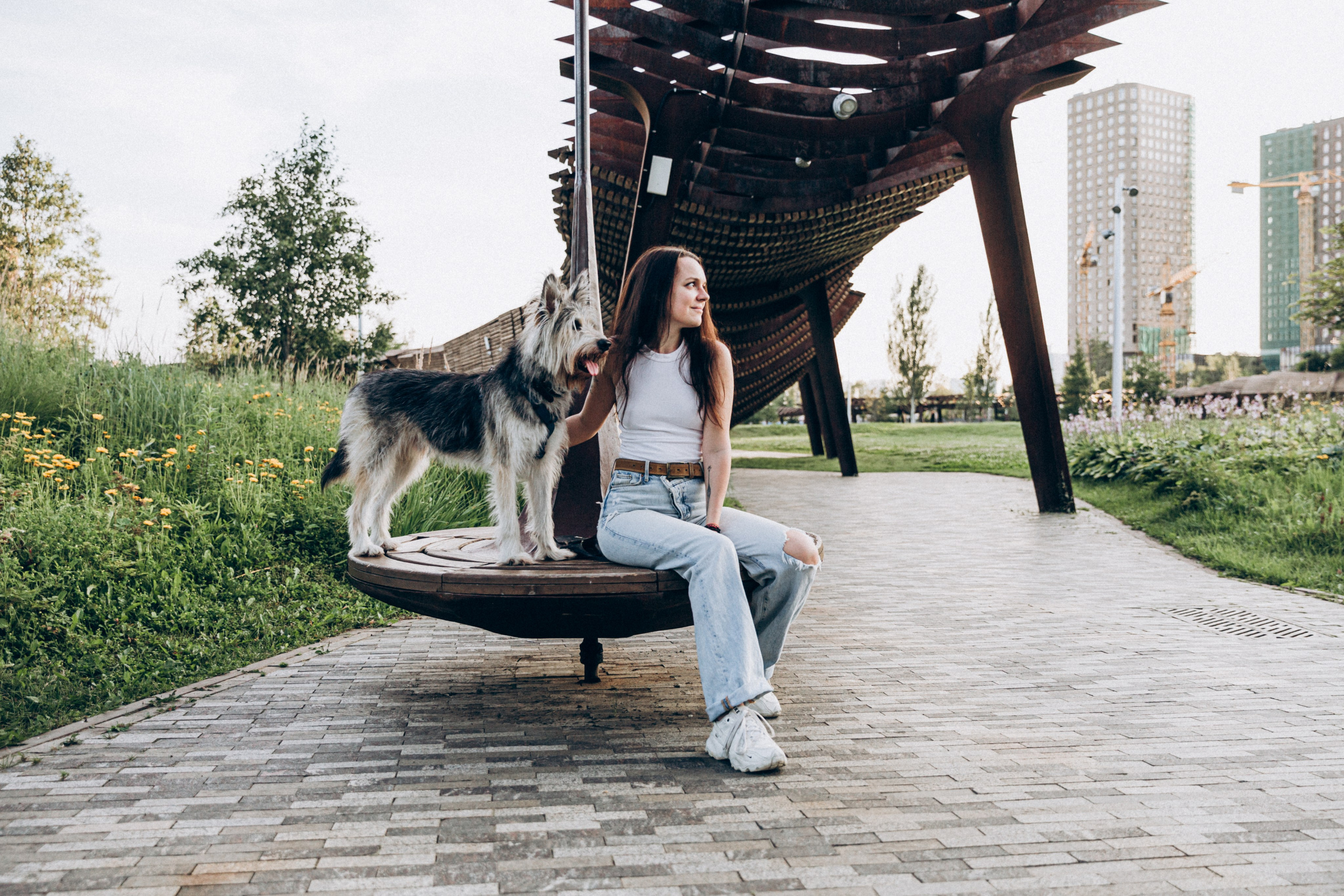 Лера и Тимон в Тюфелевой роще. Фотограф-анималист в Москве Соломонова Варвара