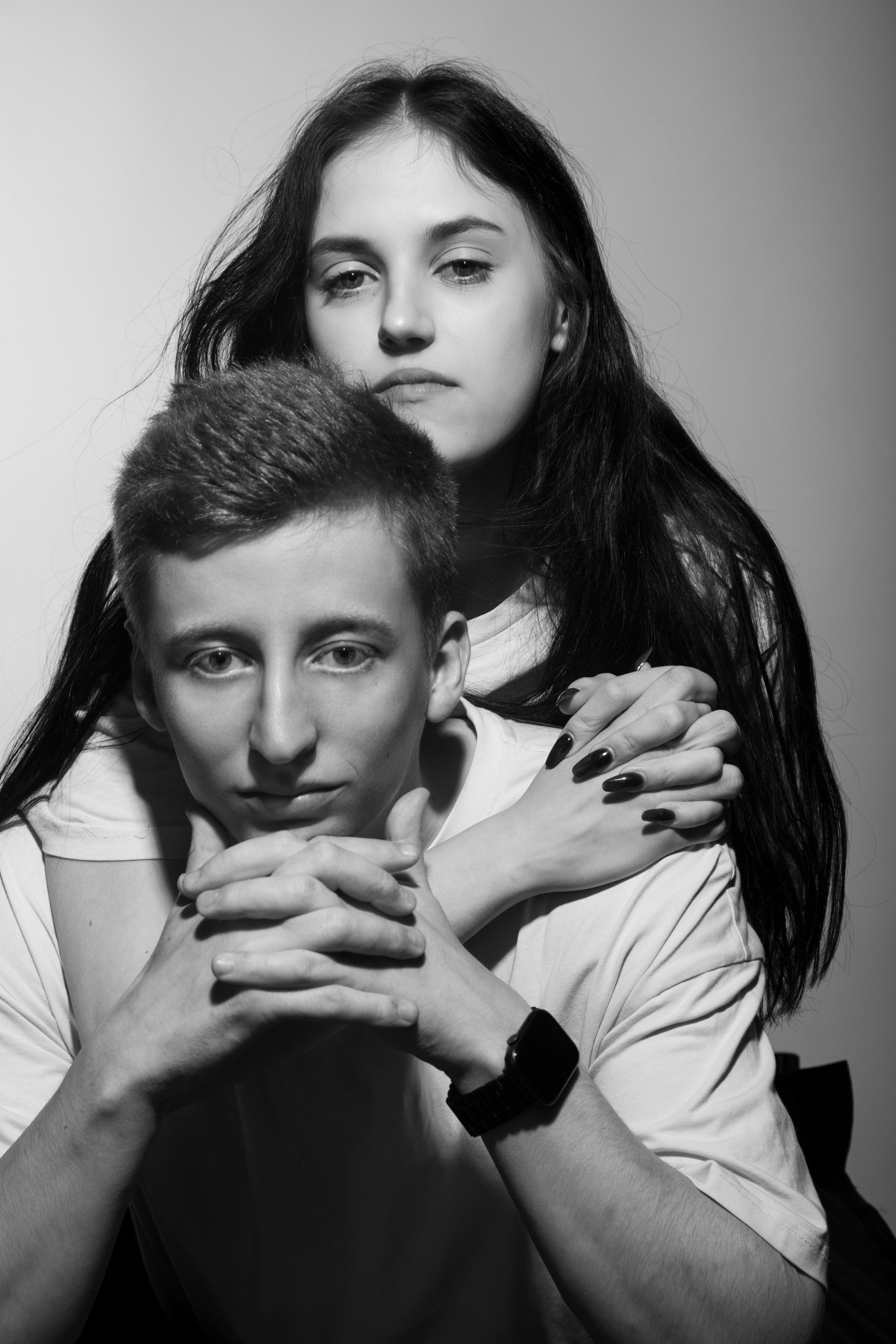 Лиза и Тема. Сандра Ковалева | ЧБ фотограф