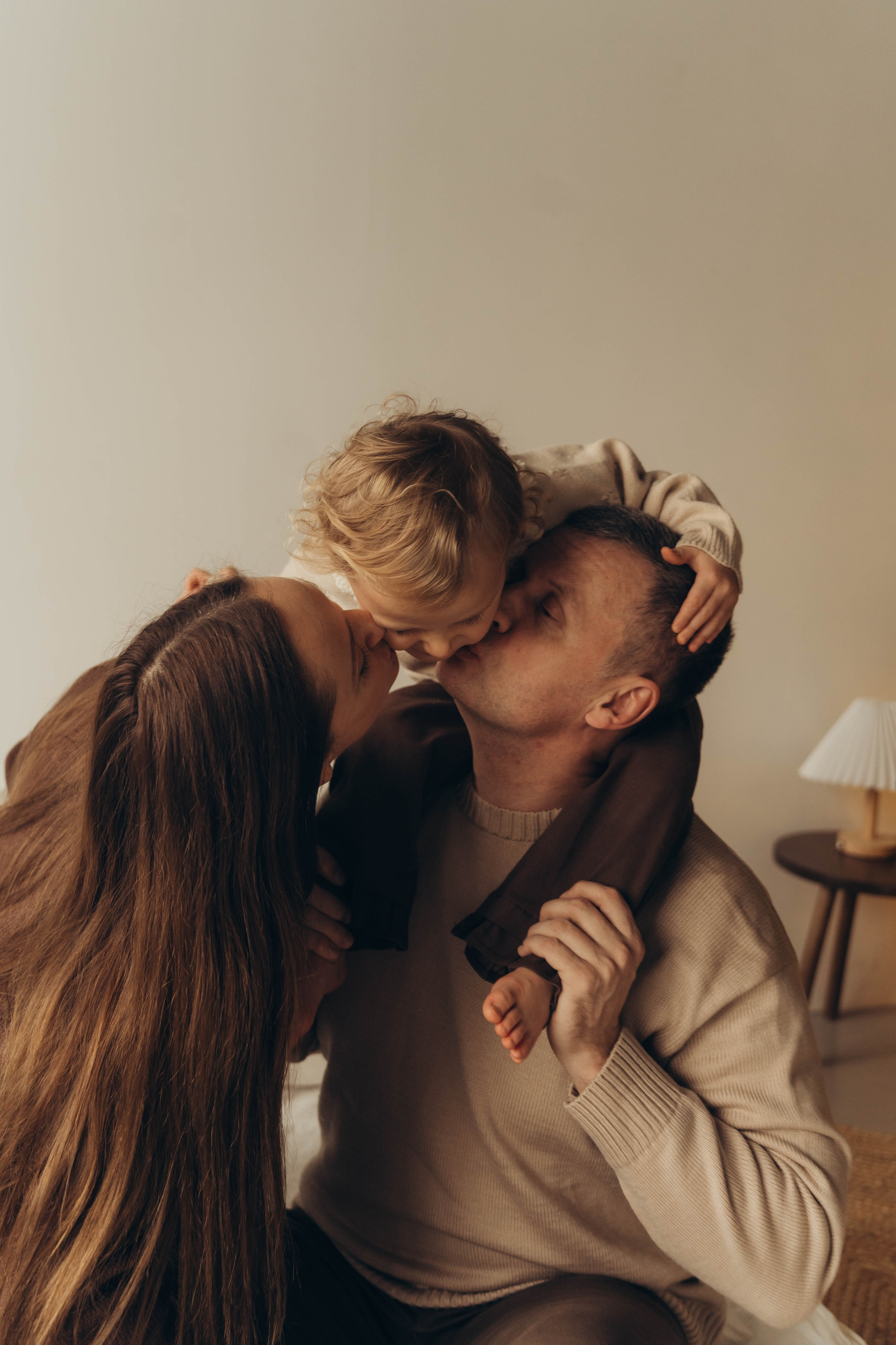 Екатерина, Николай и малышка Аня