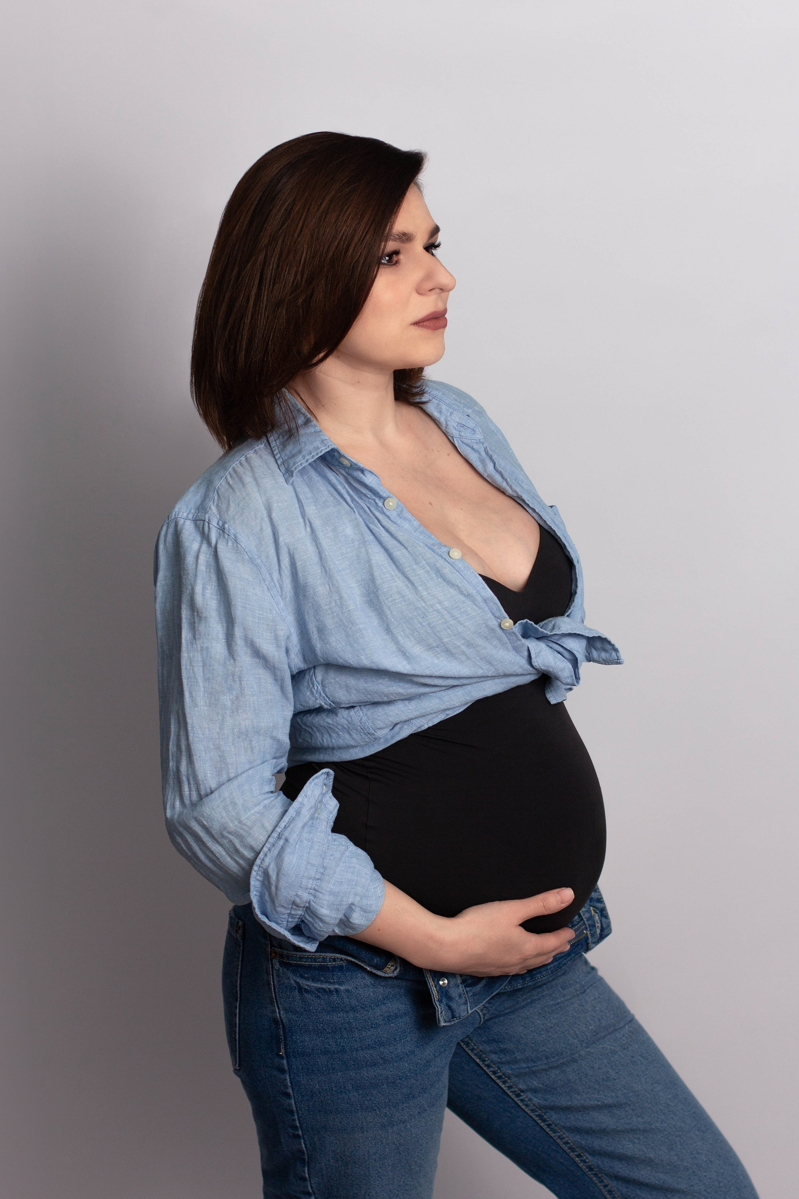 Беременность (домашняя фотосессия). Детский и семейный фотограф в Москве и МО