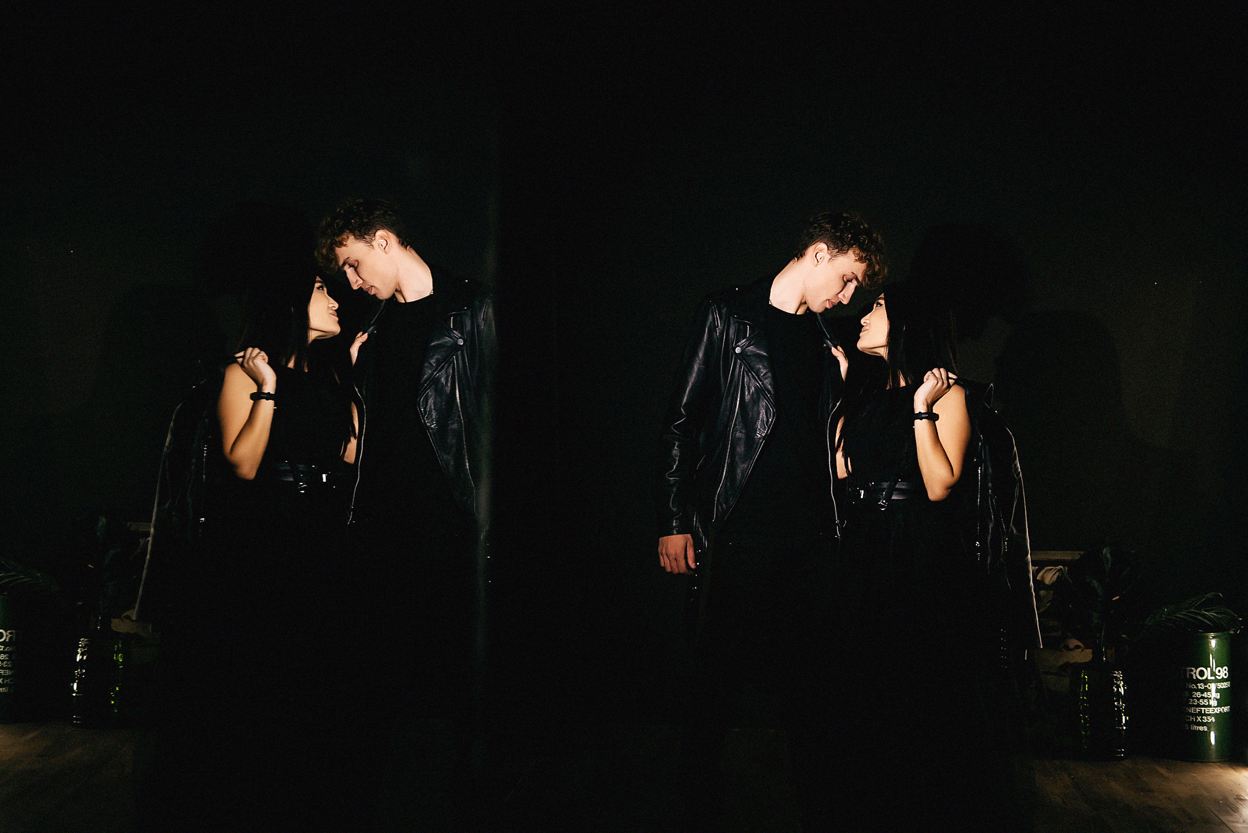 Love story «В черном». Свадебный и семейный фотограф в Краснодаре