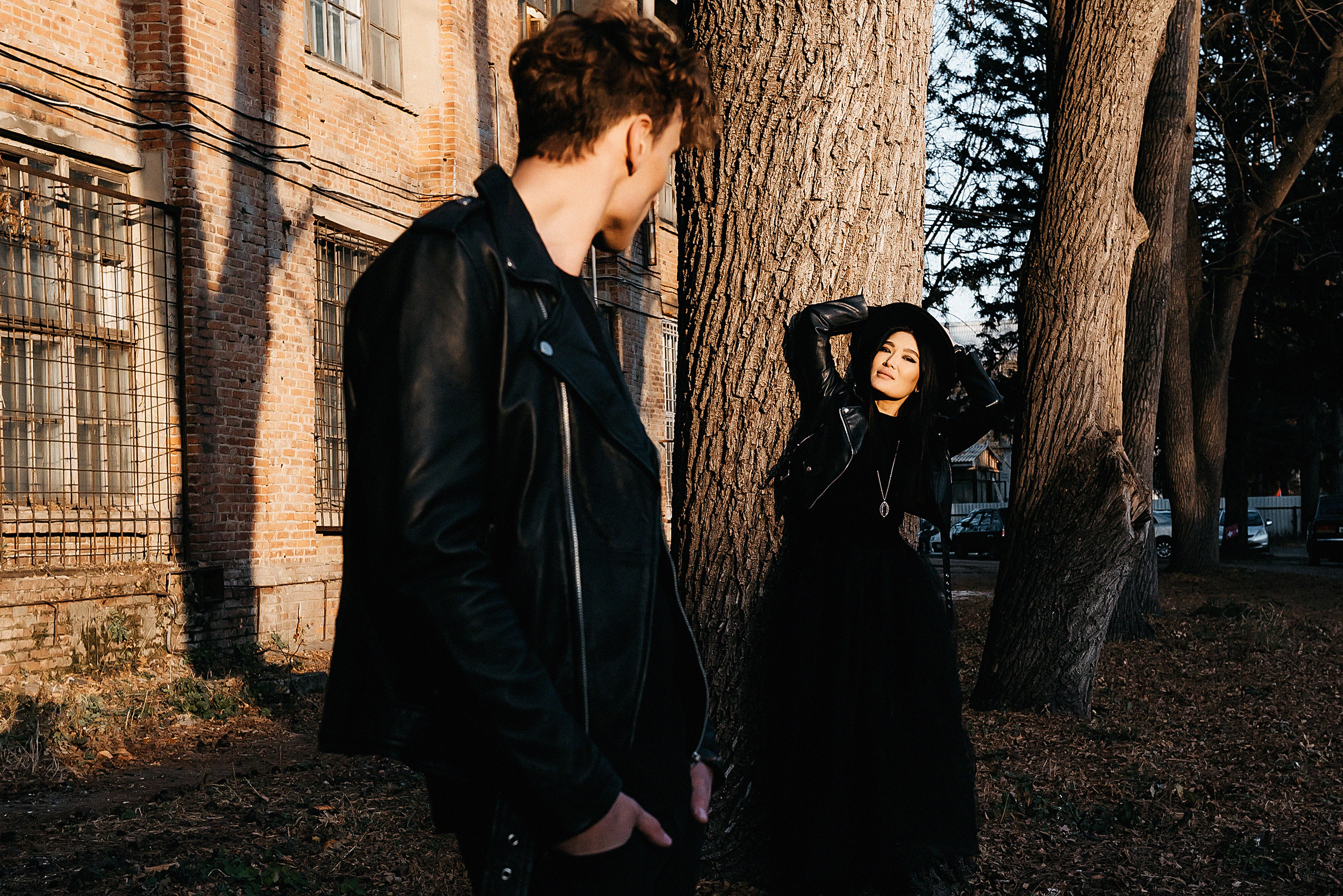 Love story «В черном». Свадебный и семейный фотограф в Краснодаре