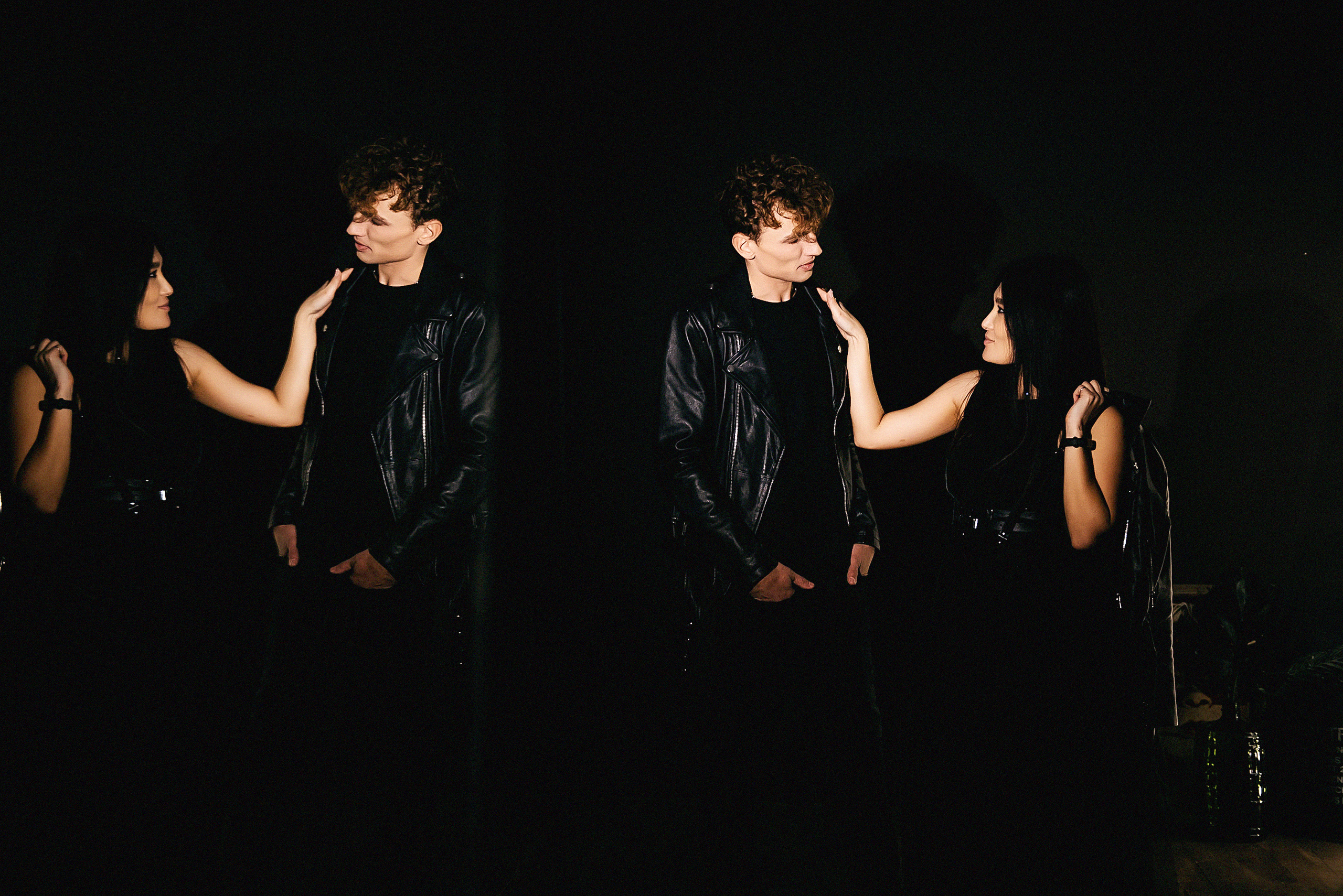 Love story «В черном». Свадебный и семейный фотограф в Краснодаре