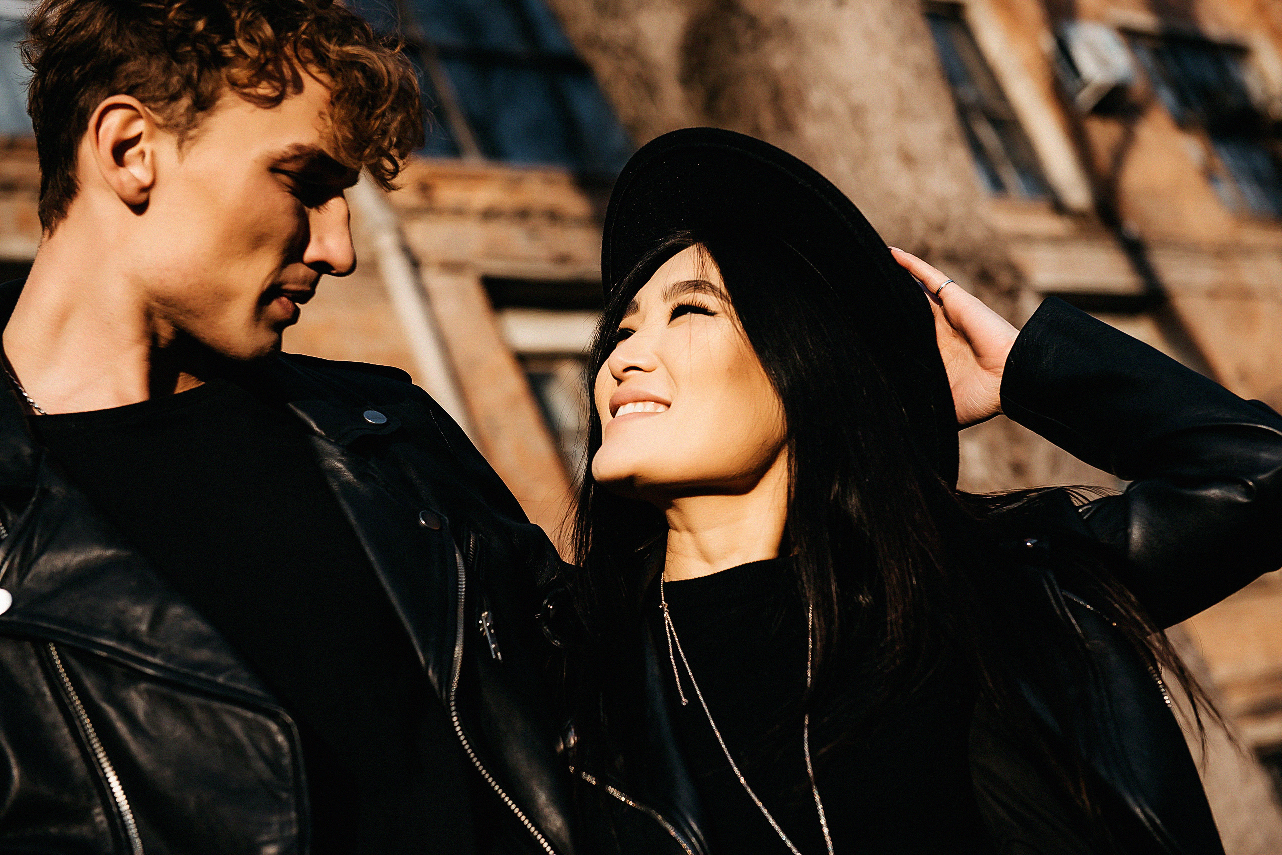 Love story «В черном». Свадебный и семейный фотограф в Краснодаре