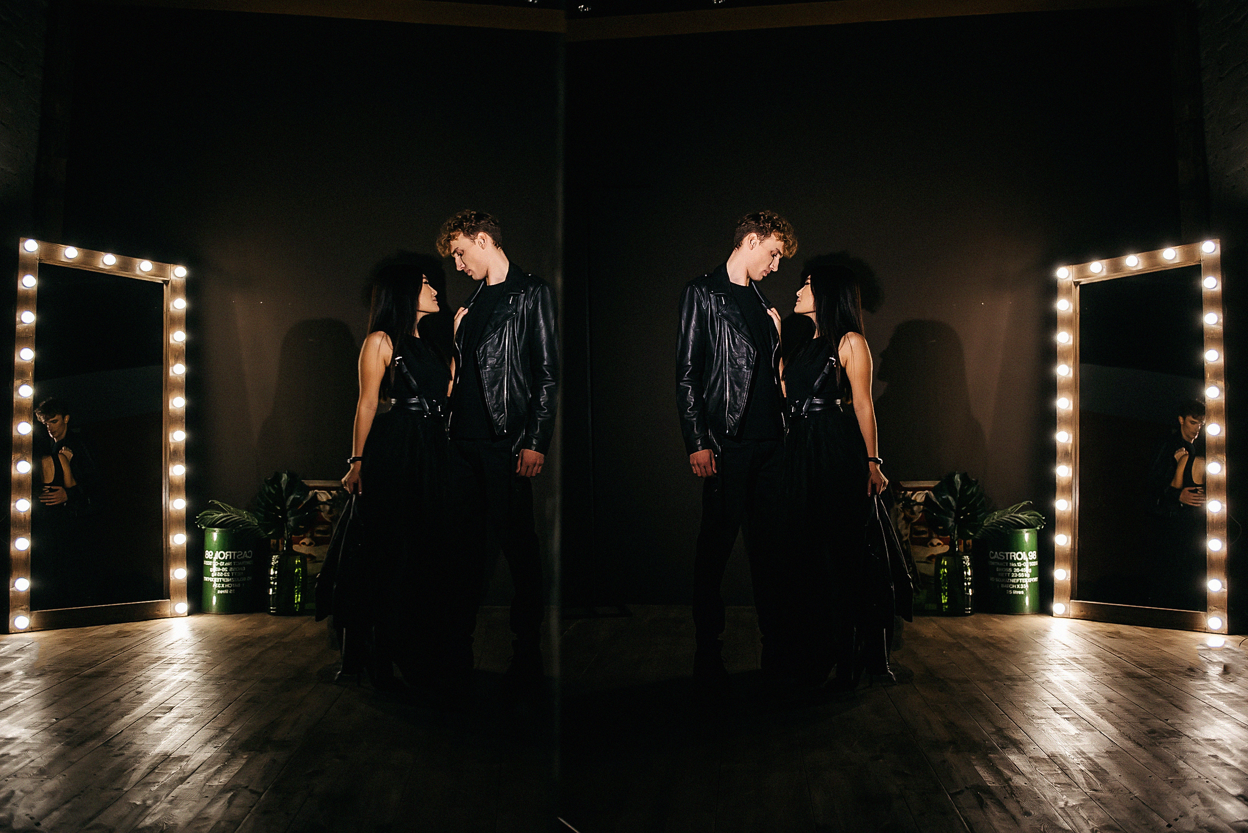 Love story «В черном». Свадебный и семейный фотограф в Краснодаре