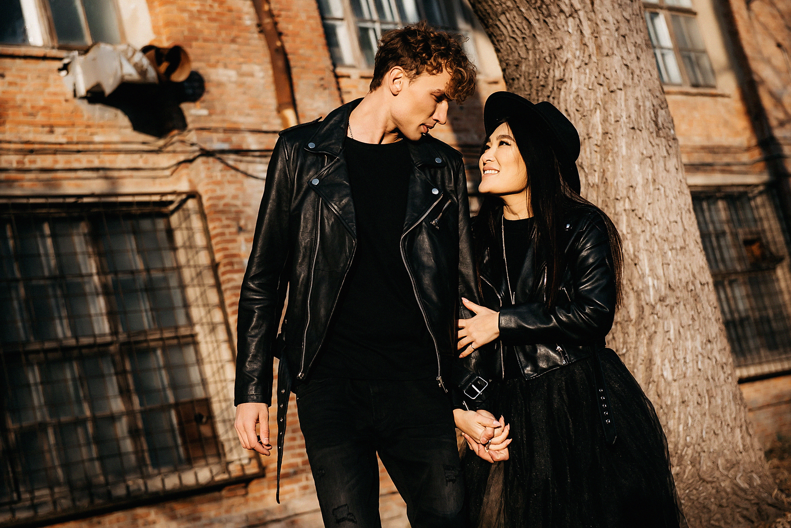 Love story «В черном». Свадебный и семейный фотограф в Краснодаре