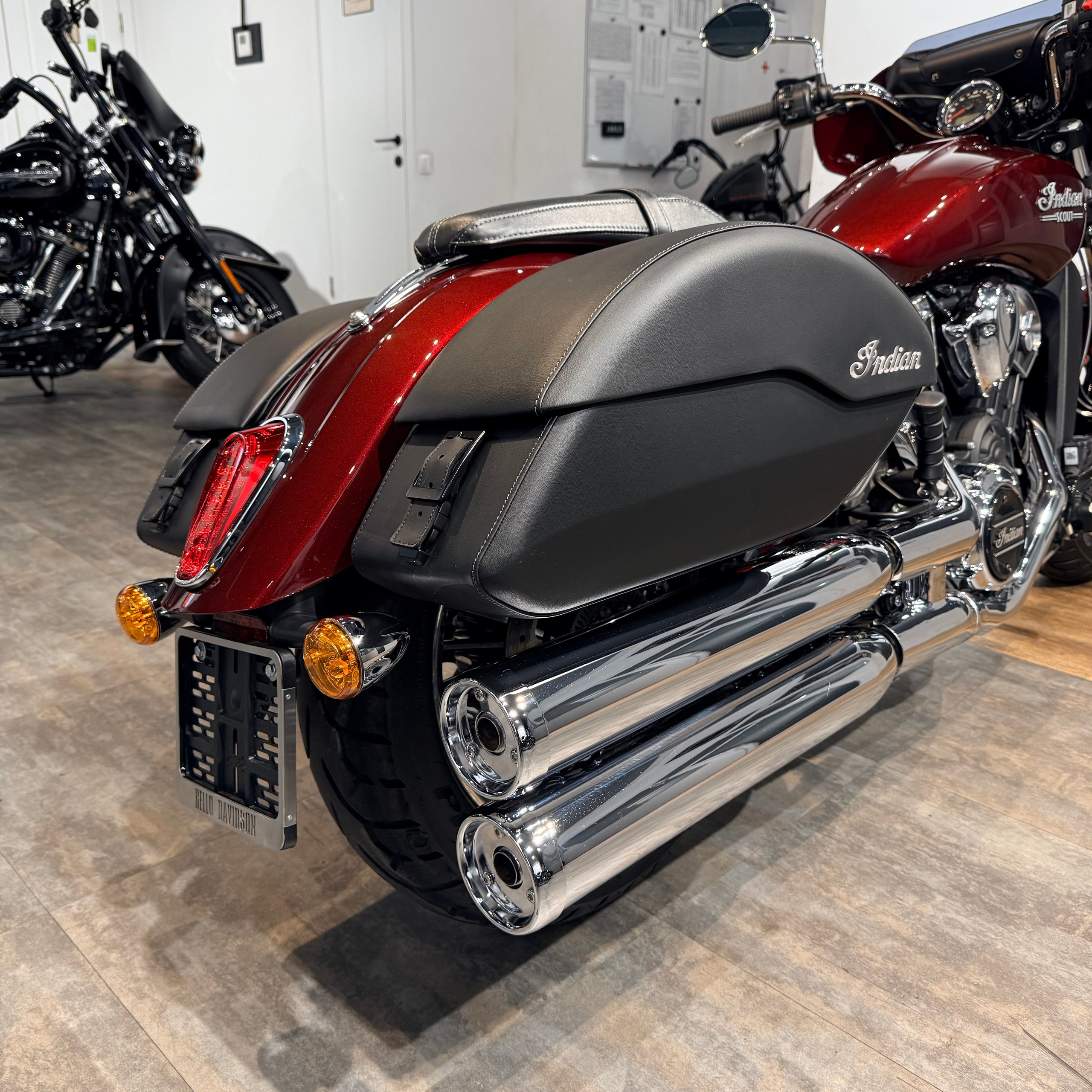 2022 INDIAN Scout Touring Maroon Metallic (VIN *56KM*0101). Hello Davidson, Москва. Только хорошие мотоциклы…