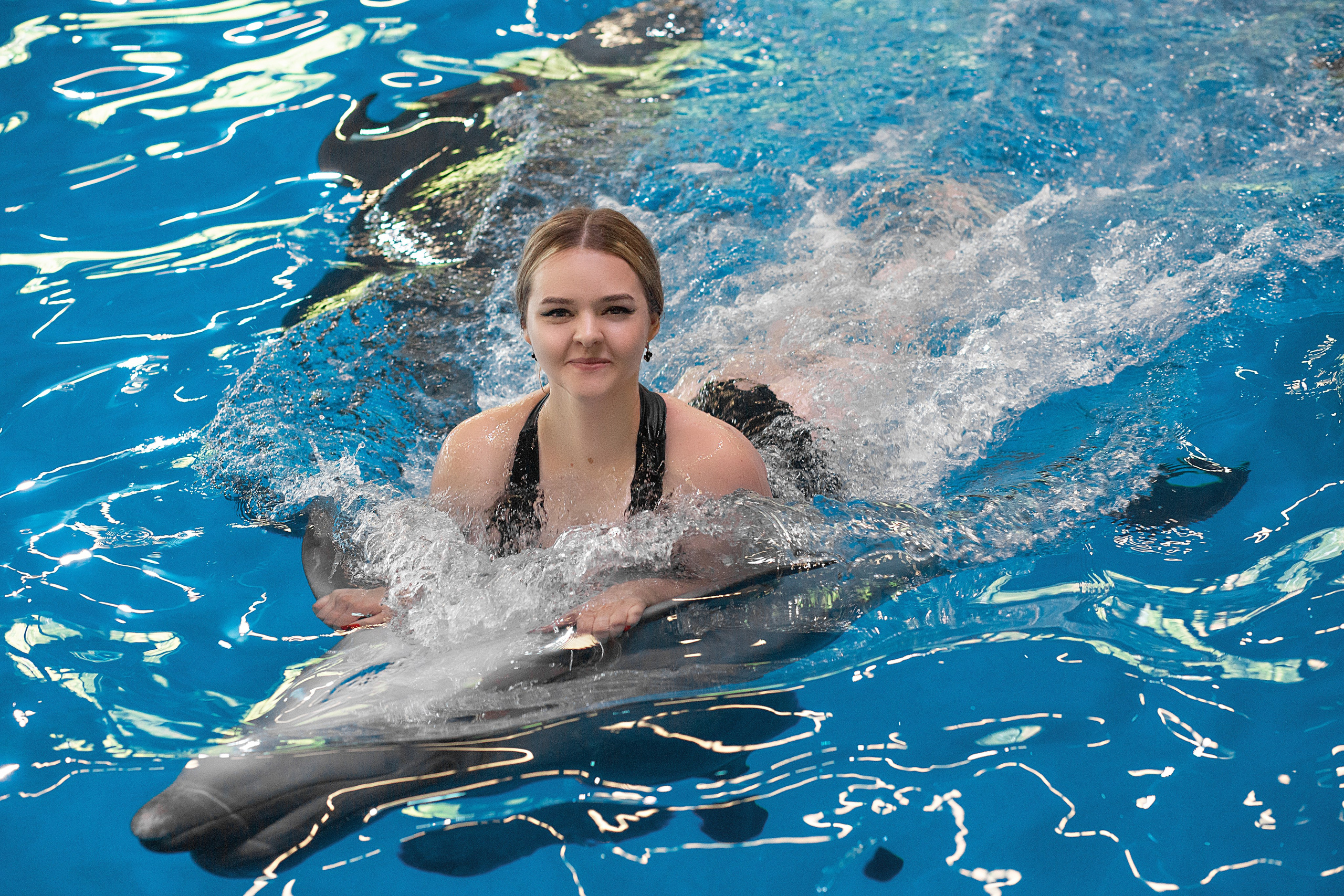 Диана и дельфины. Фотосессия с лошадьми в Нижнем Новгороде