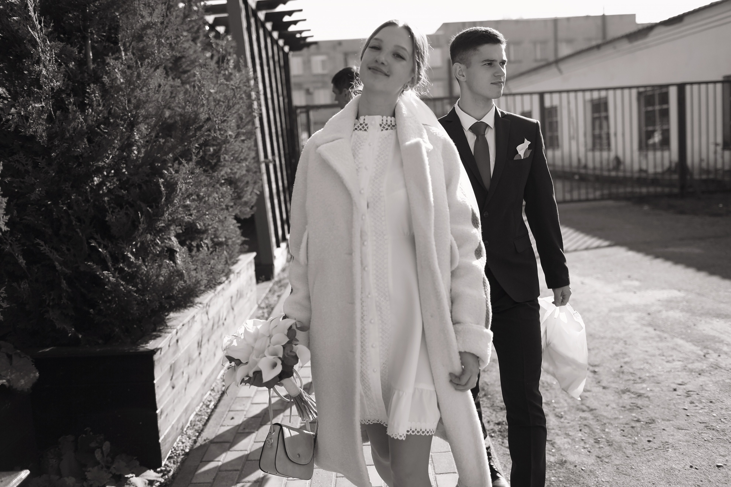 Съемка пары в осеннем городе и в студии. Свадебный и репортажный фотограф в Ярославле и Санкт-Петербурге Роман Микрюков