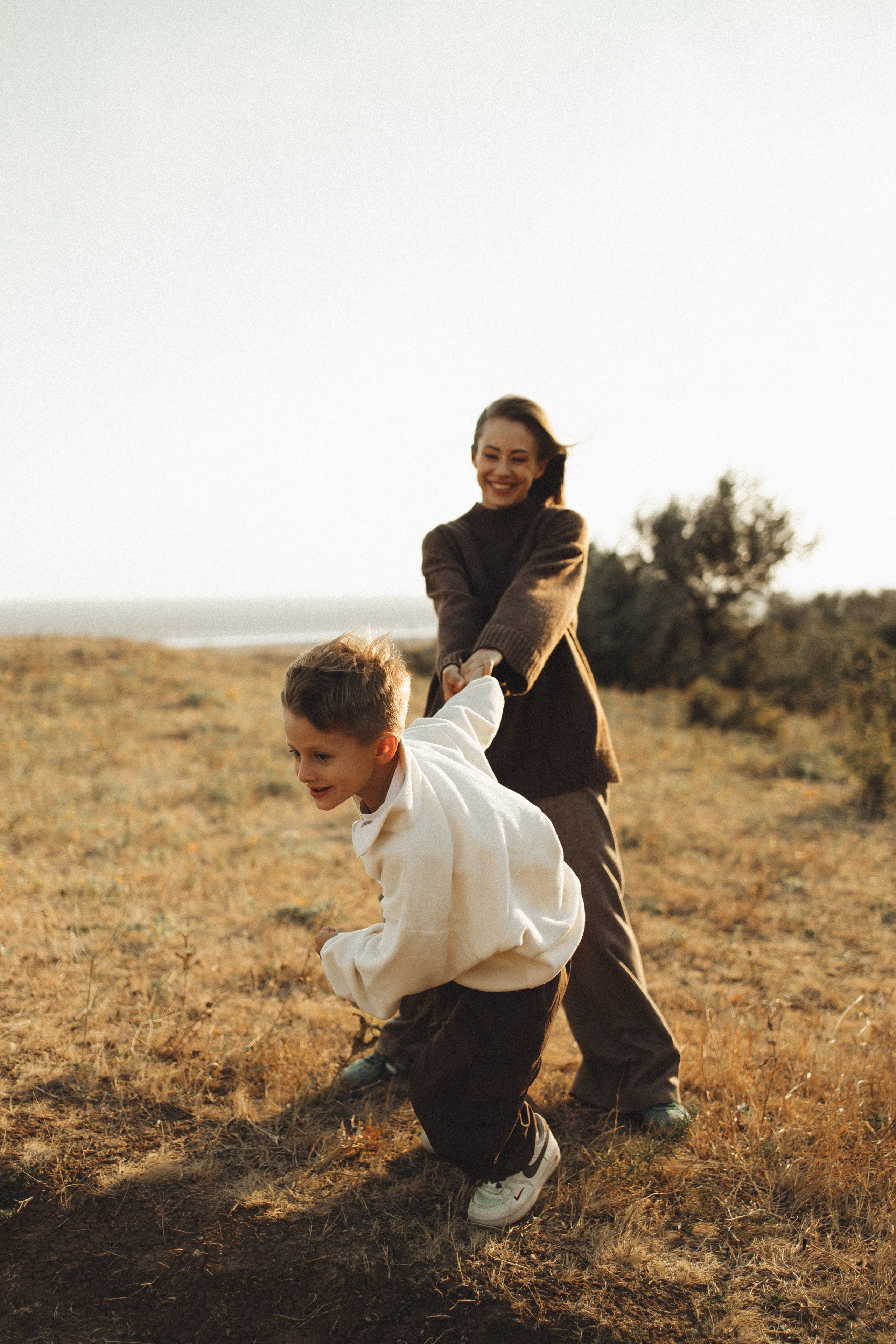 Семейная история, закат в Мержаново. Семейный и детский фотограф, таганрог, ростов-на-дону