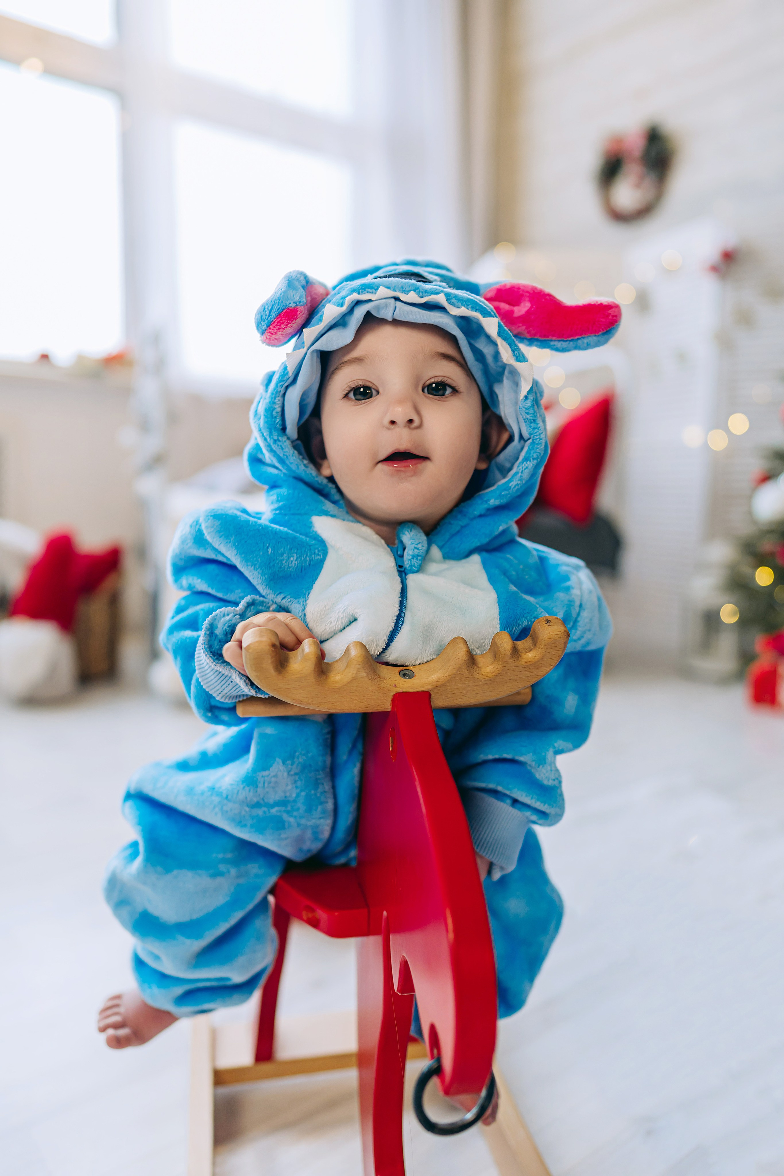 Семейная фотосессия в студии с ребенком