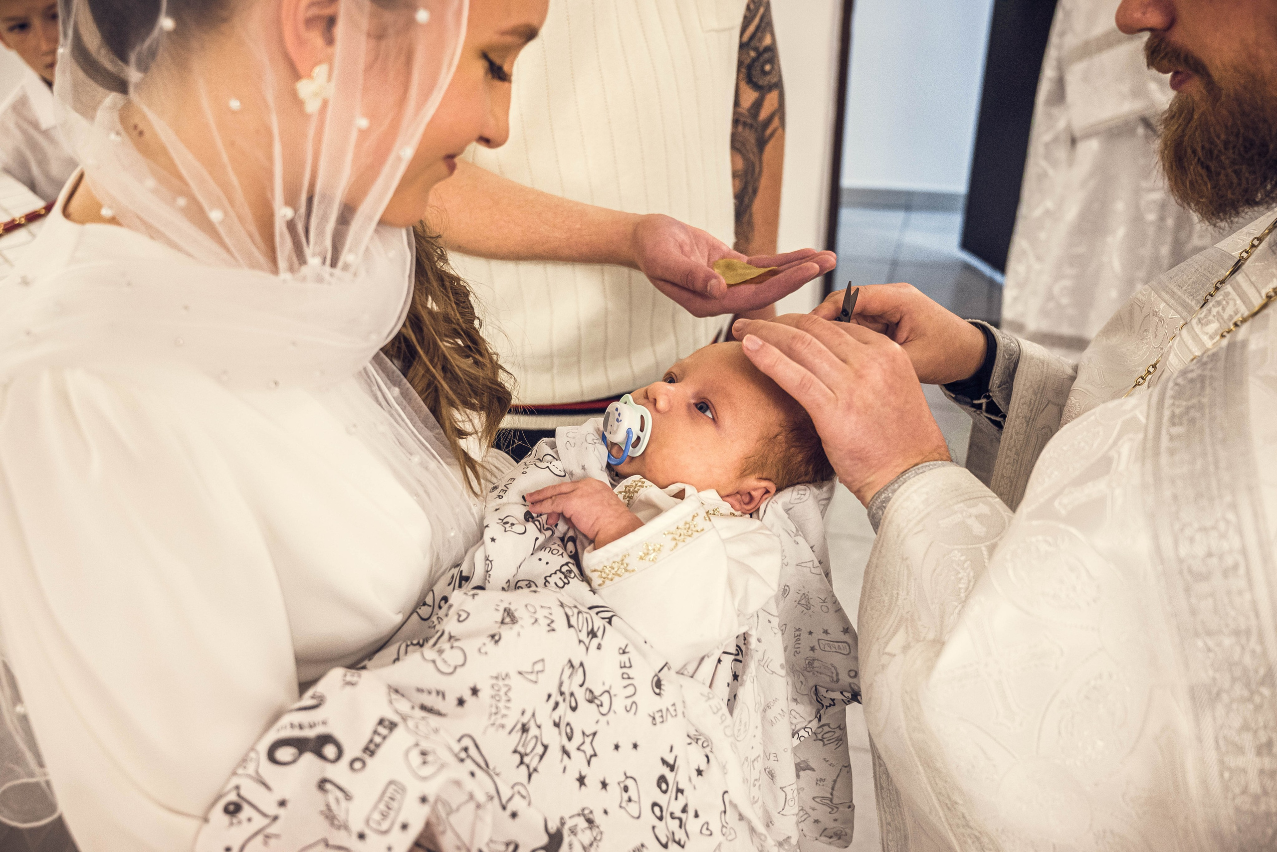 Крещение Мирона. Семейный и детский фотограф Москва