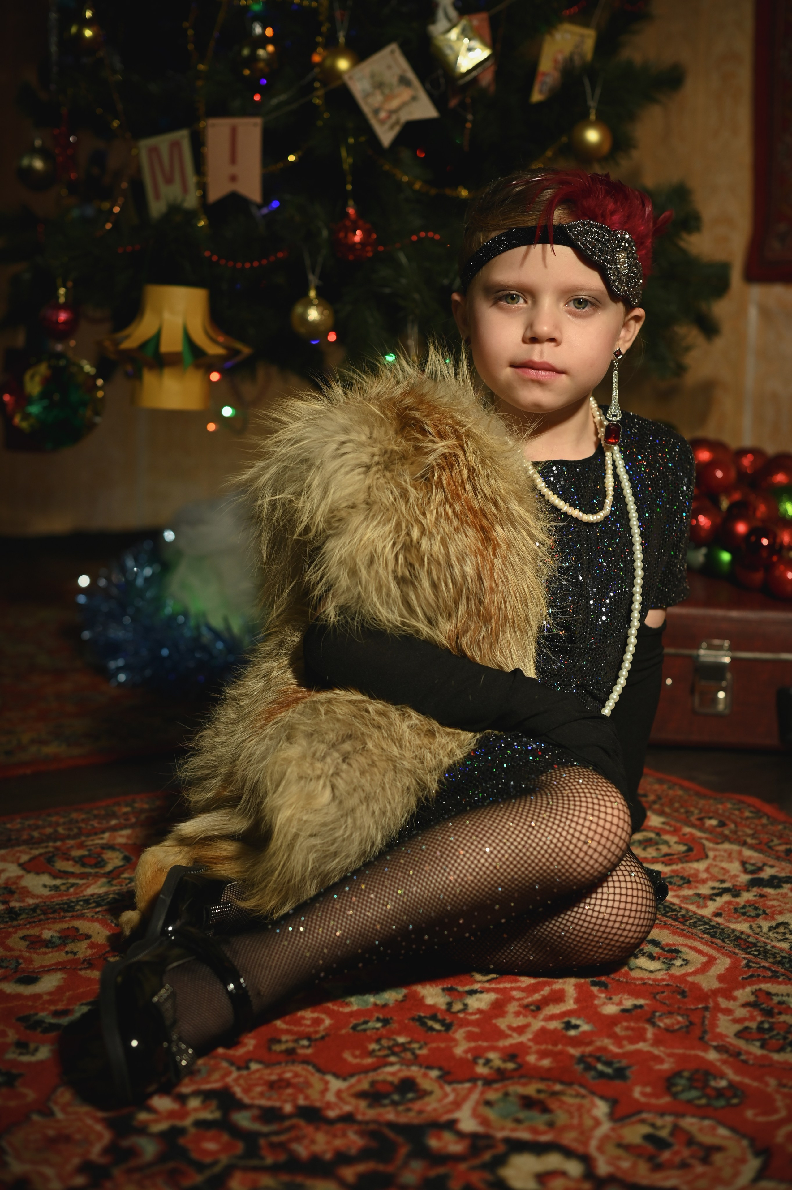 Детская школа моделей Happy Kids. «Ретро Новый год» 2026. Детский фотограф в Новокузнецке Николай Чекалин