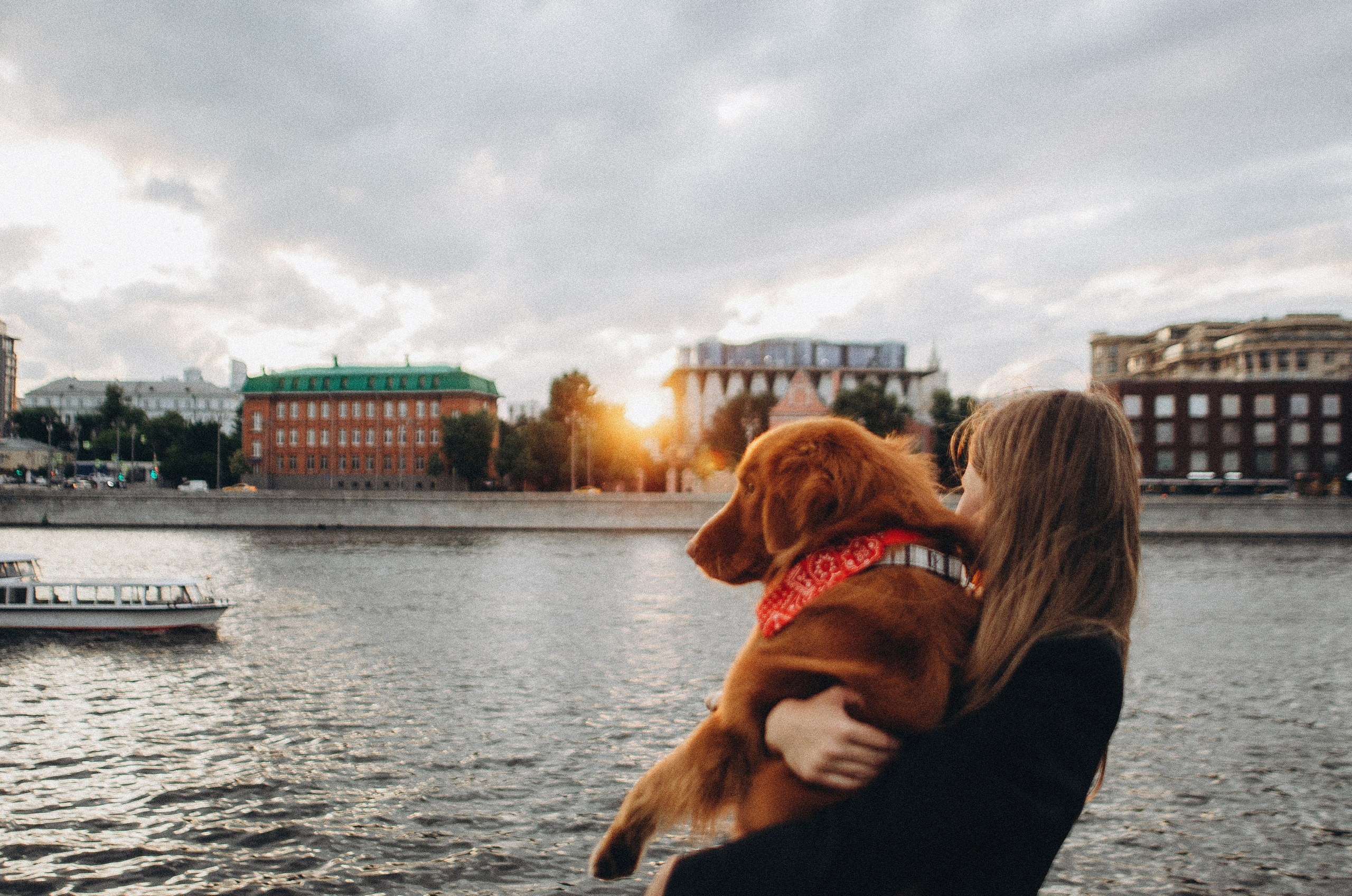 Алина и Бис. Фотограф-анималист Богданова Полина