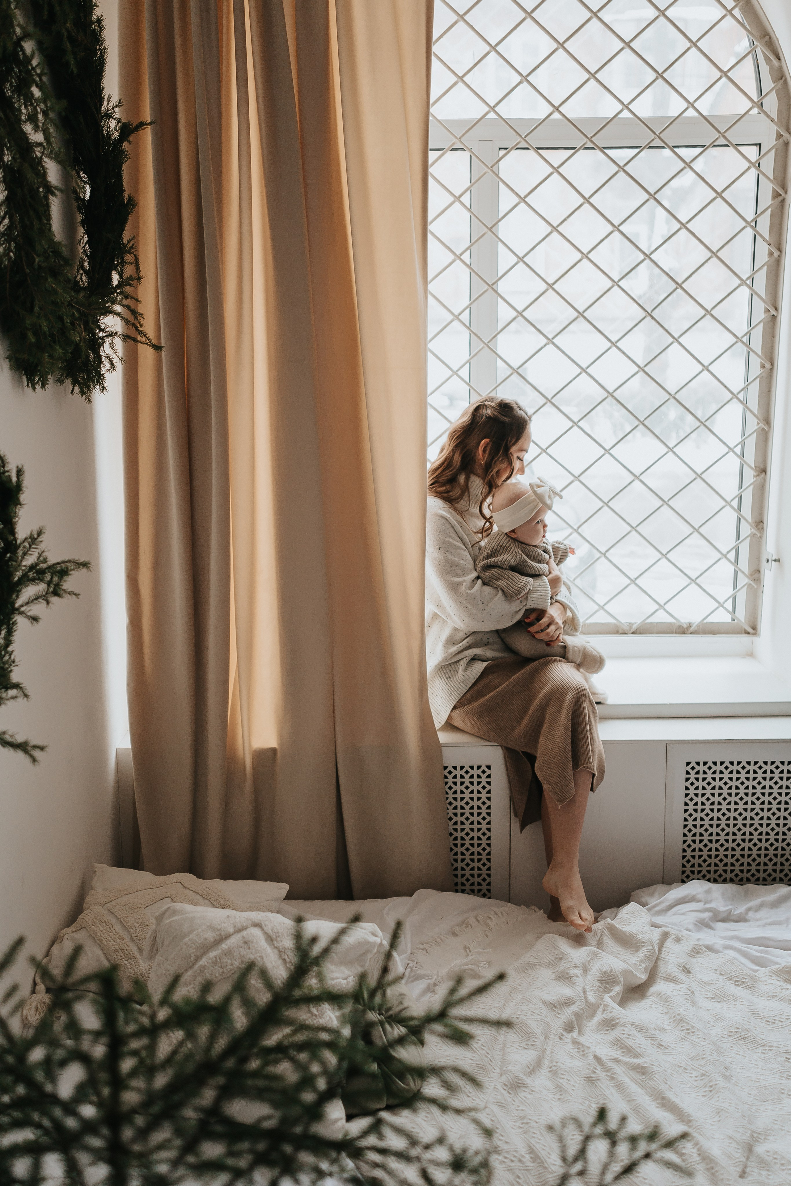 Первая новогодняя история для малышки. Свадебный фотограф Пермь