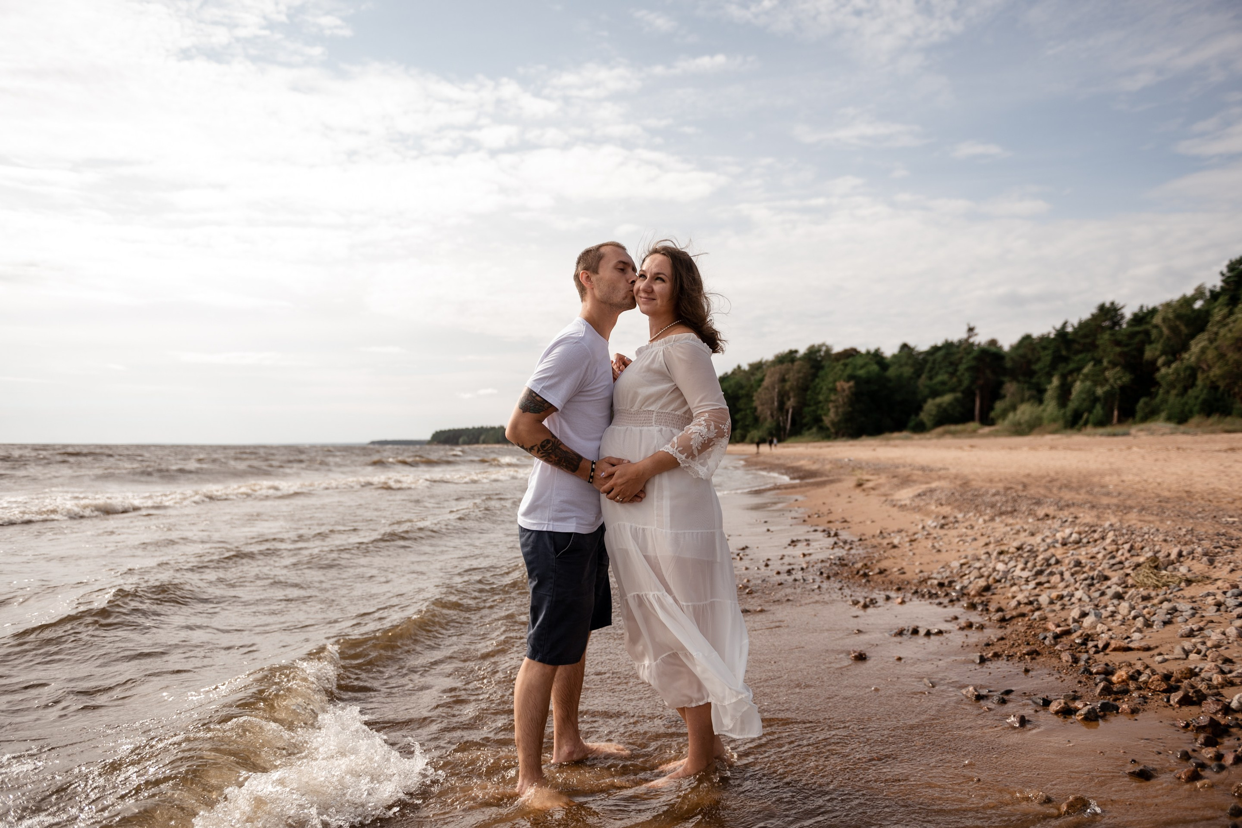 Финский залив. Мы тебя ждем, малыш!. Свадебный и семейный фотограф София Невская