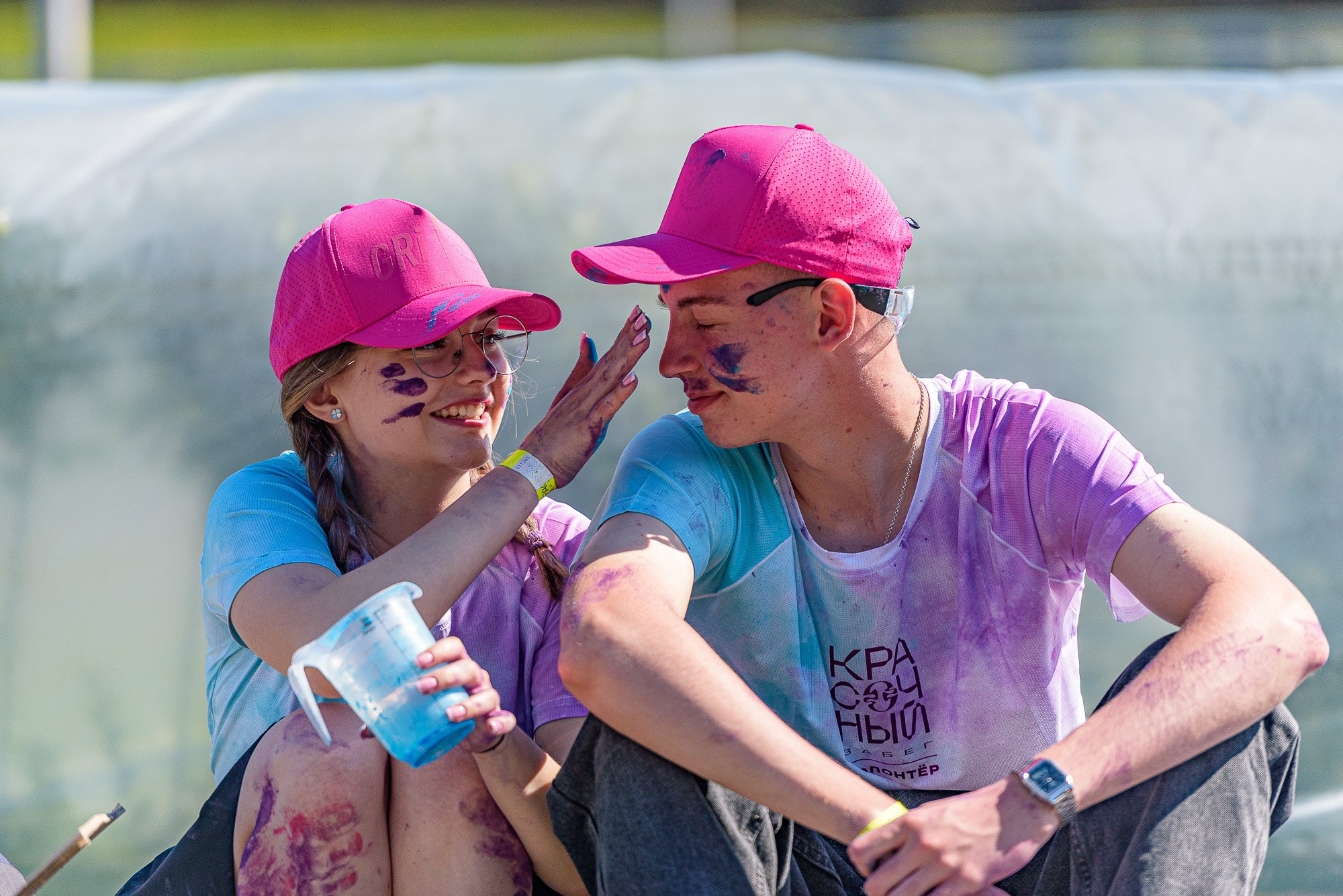 Красочные волонтеры!. Репортажный фотограф Сергей Квартальнов