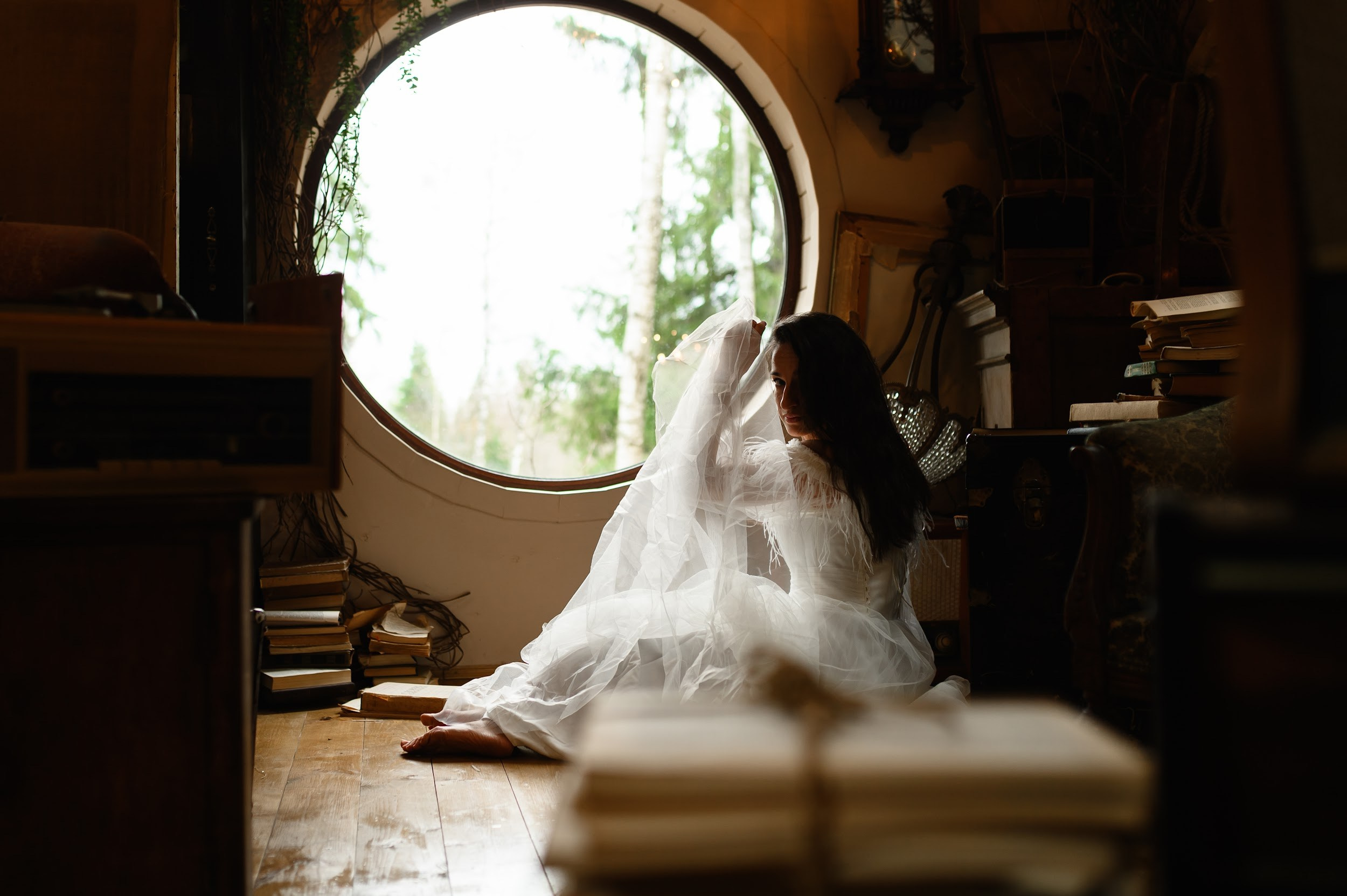 Екатерина. Заброшенный чердак. Фотограф Марина Росси