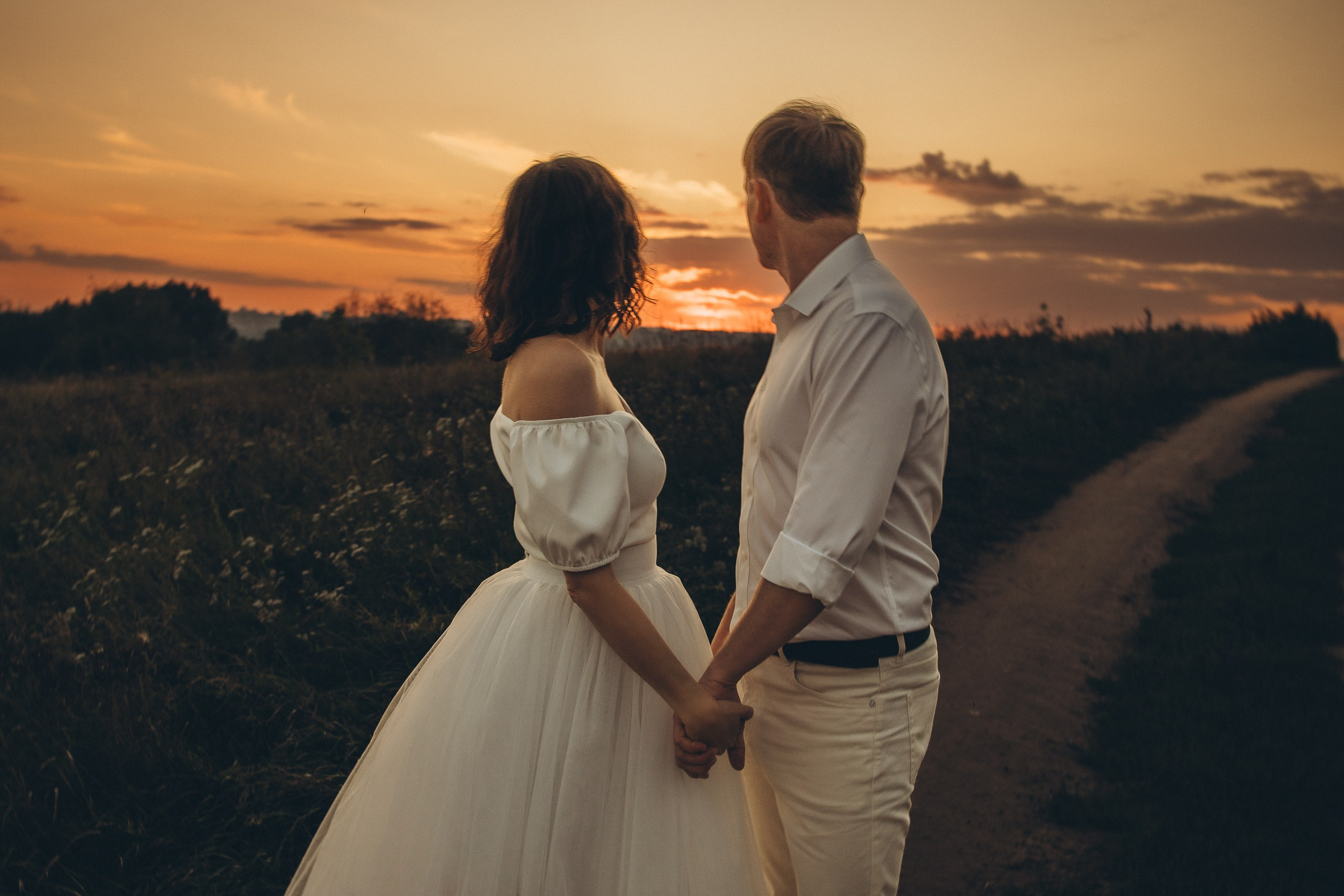 Свадебная love-story на закате