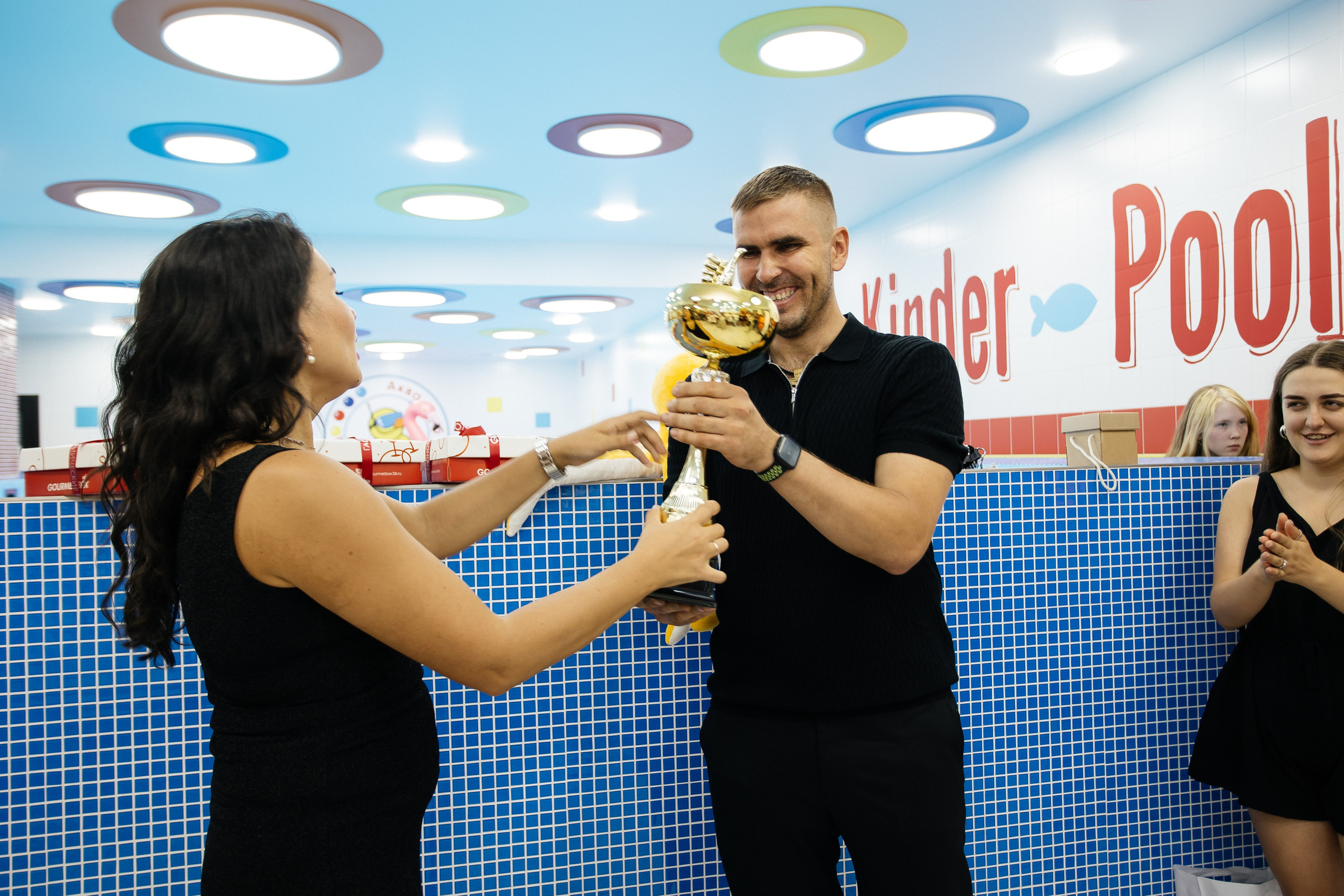 Открытие бассейна. Фотограф в Иркутске