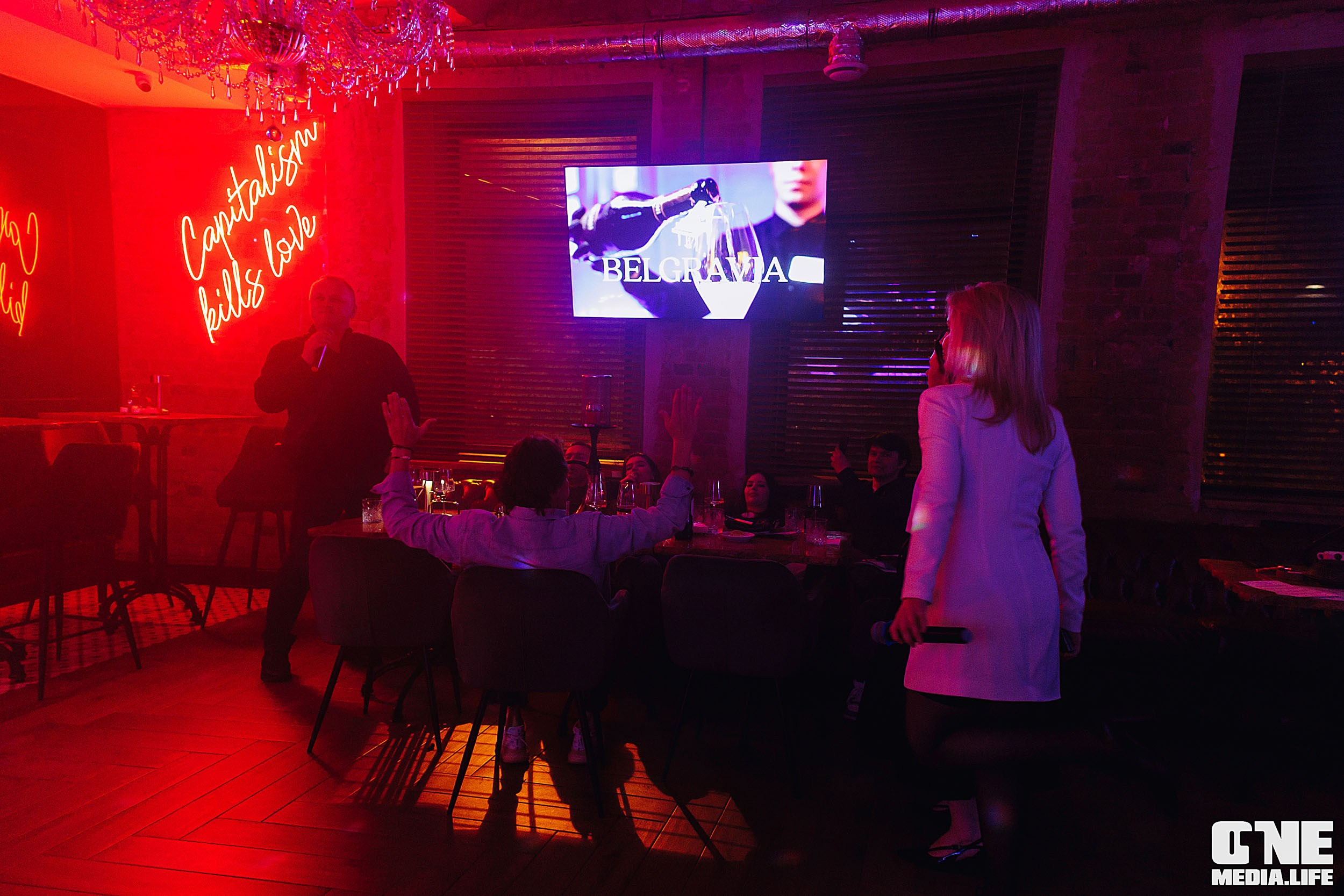 Фоторепортаж из караоке-клуба Белгравия. One Media Life: фоторепортажи, фотоотчеты с мероприятий и заведений