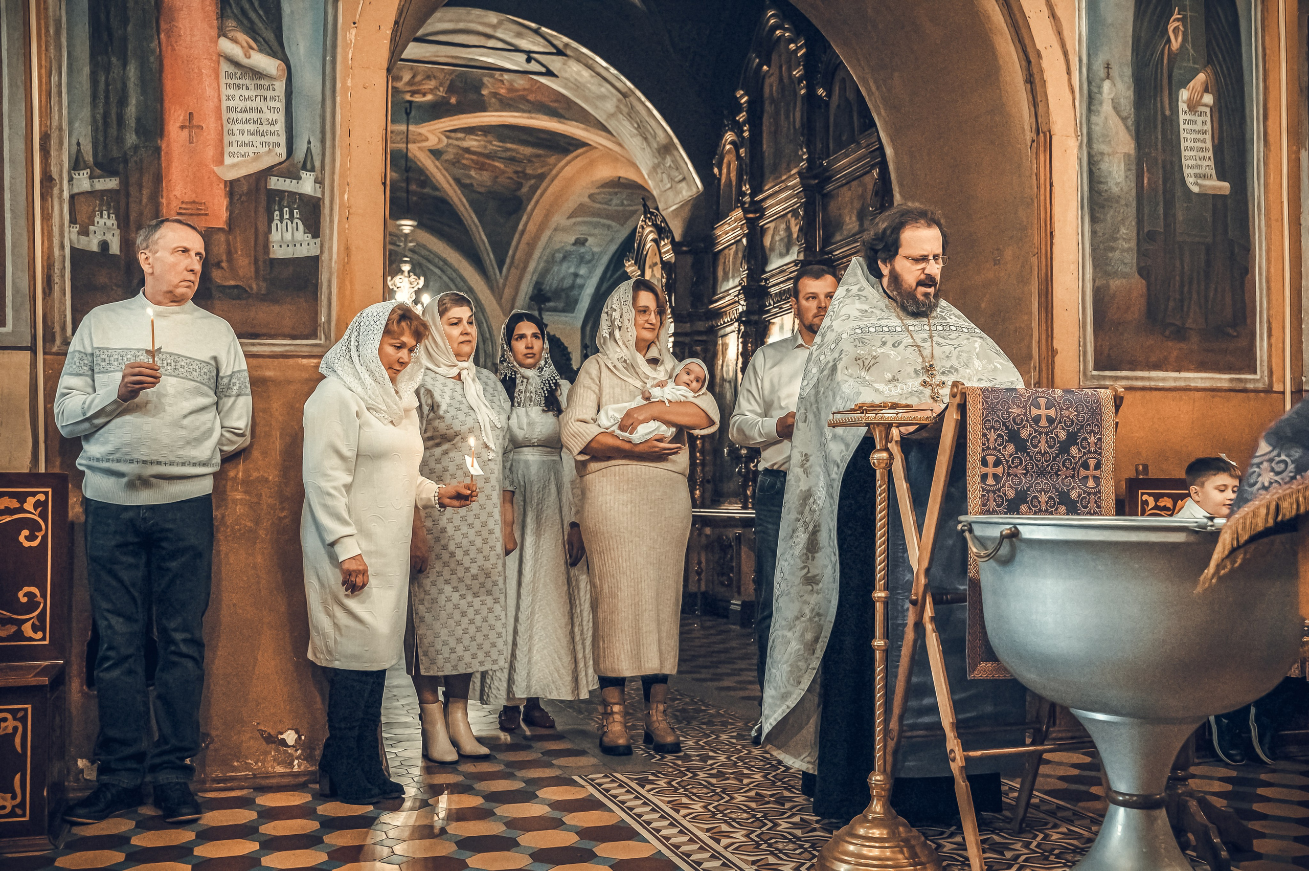 Крещение Есении Церковь Рождества Пресвятой Богородицы