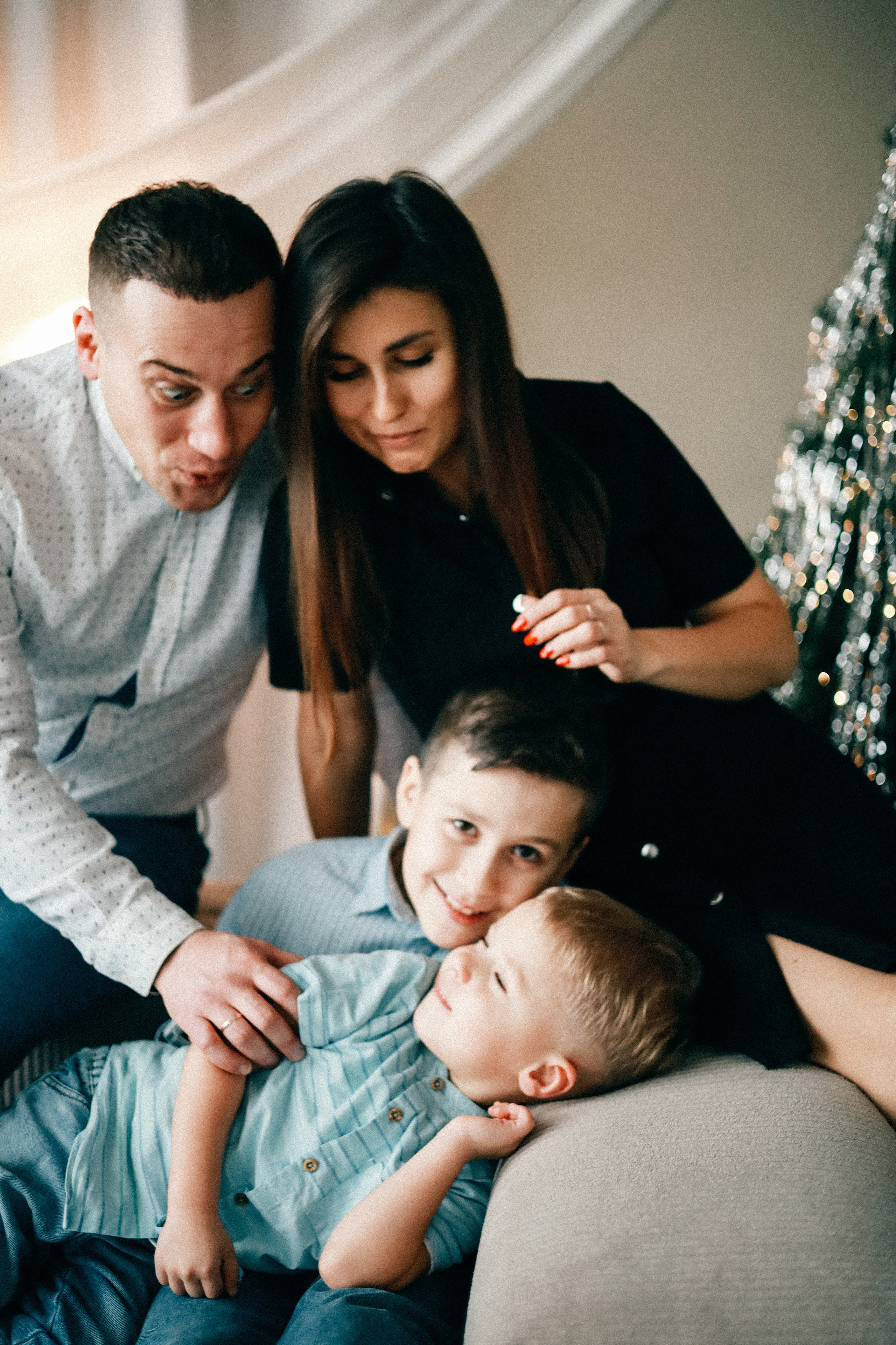 Катя, Витя, Никита и Платоша. Фотограф София Комкина