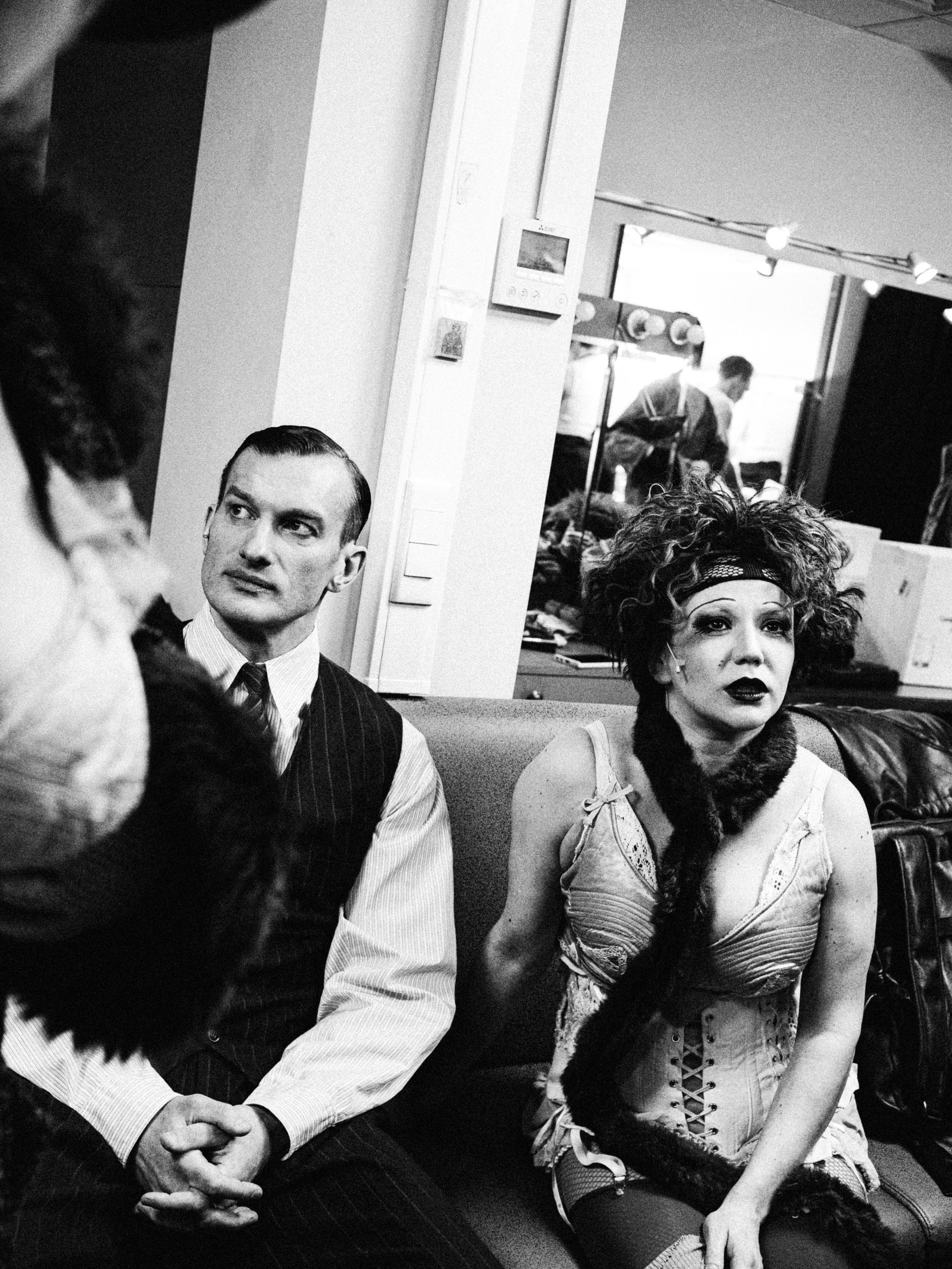 Theatre backstages. Portrait and backstage photographer Nina Crane