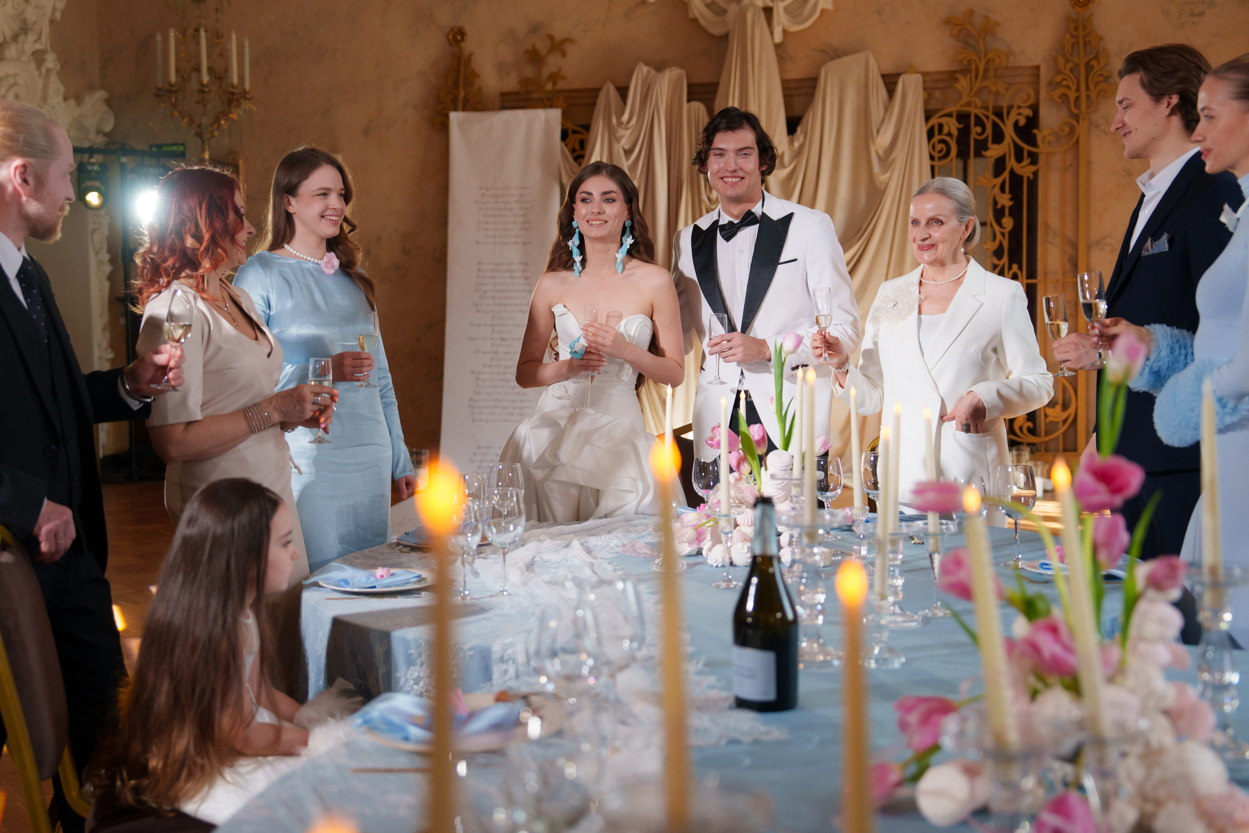 Илья и Алена. Камерный ужин. Свадебный фотограф Москва