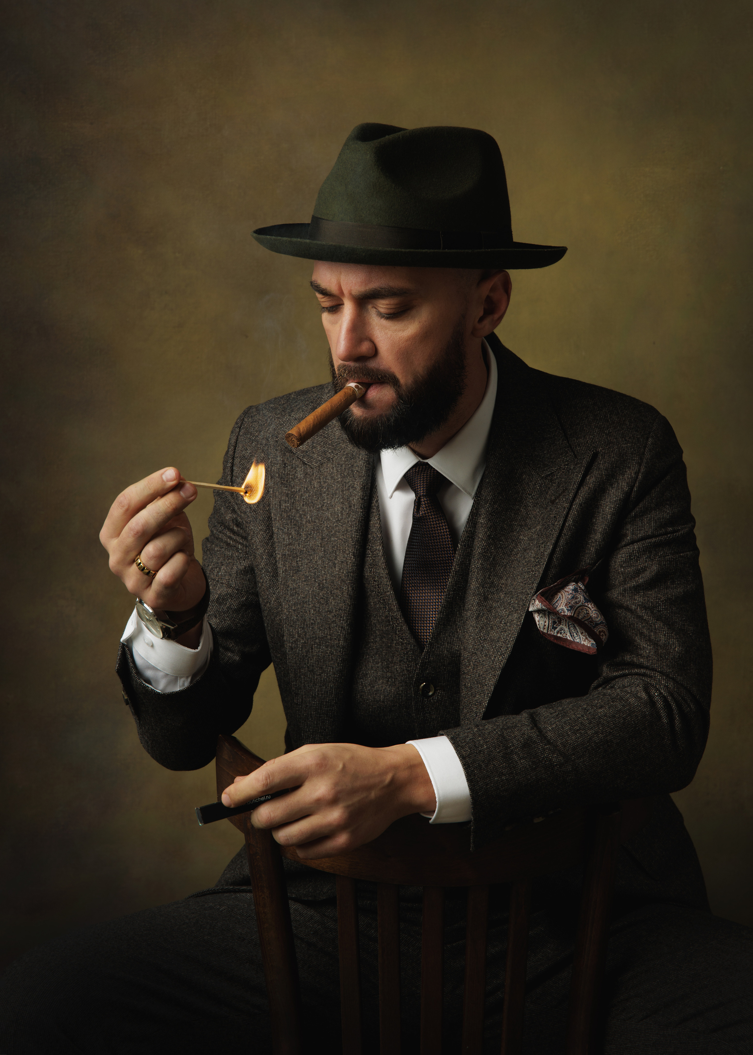 Мужской классический портрет. Савельева Ольга фотохудожник-портретист Москва