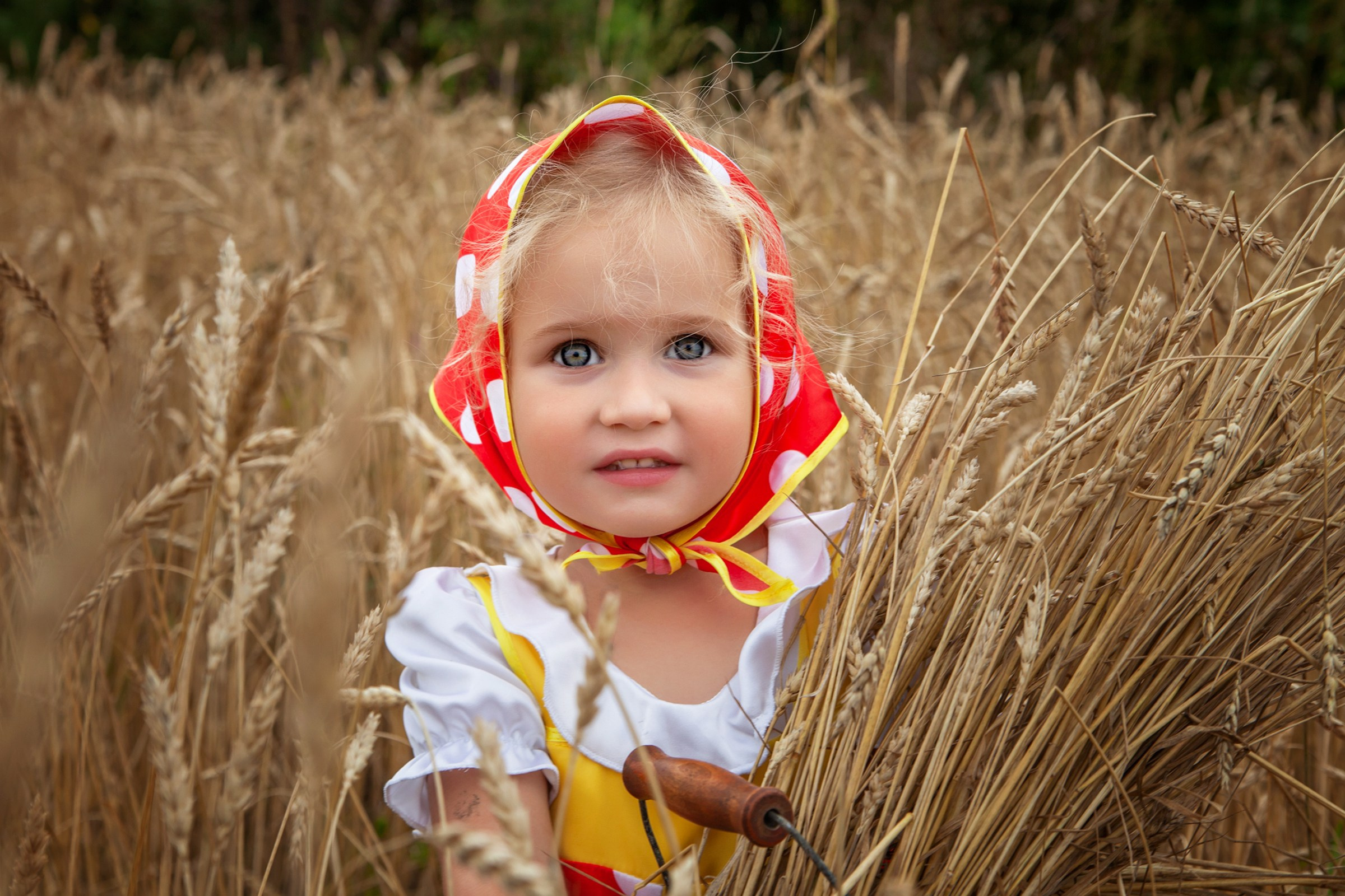 Дети в поле. Детский и семейный фотограф в Бердске и Новосибирске Дарья Гребнева