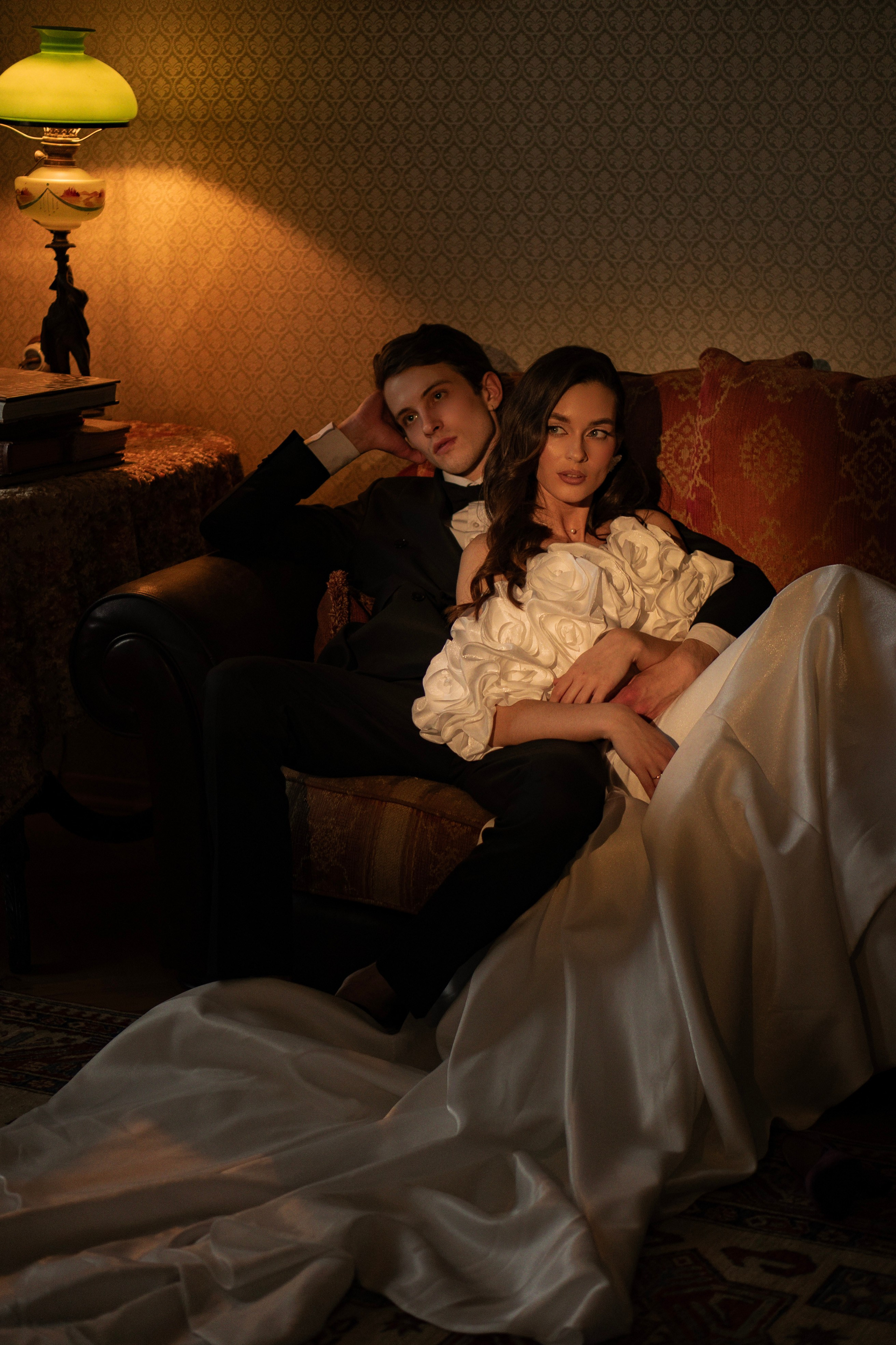 Свадебная в ретро-квартире. Фотограф Арина Шмакова