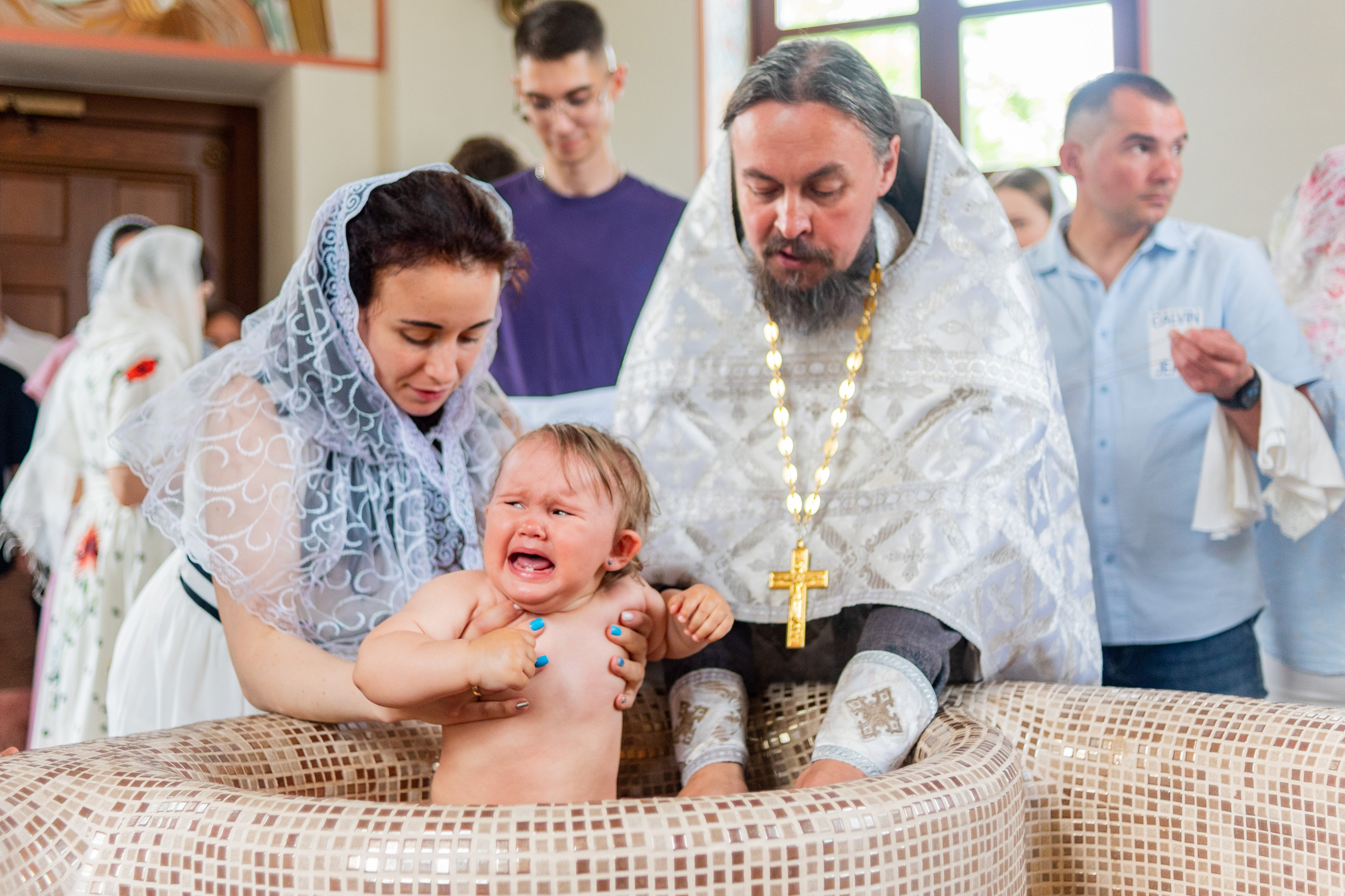 Крещение Ники. Фотограф Юлия Попова