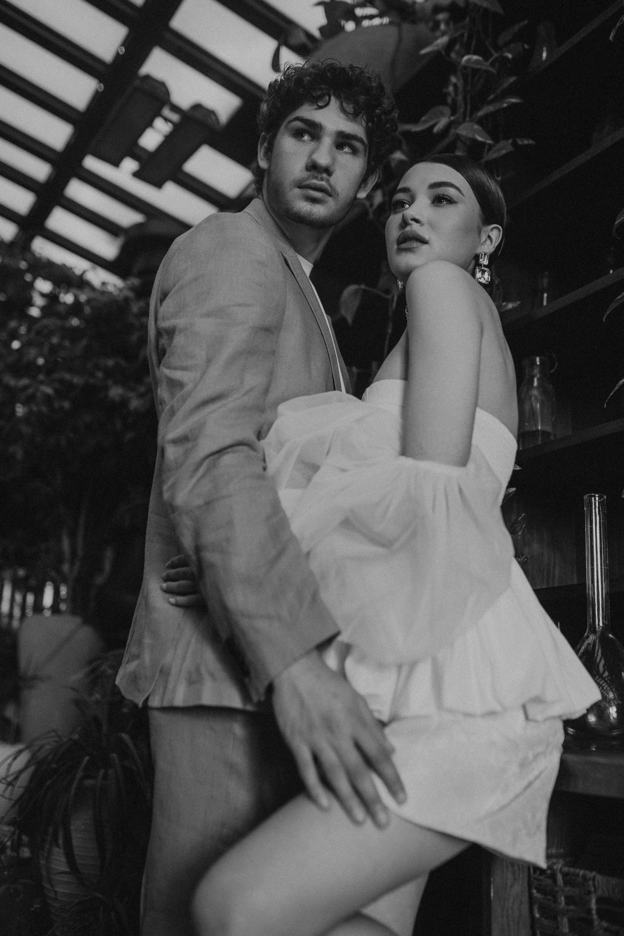 Свадебная история в оранжерее