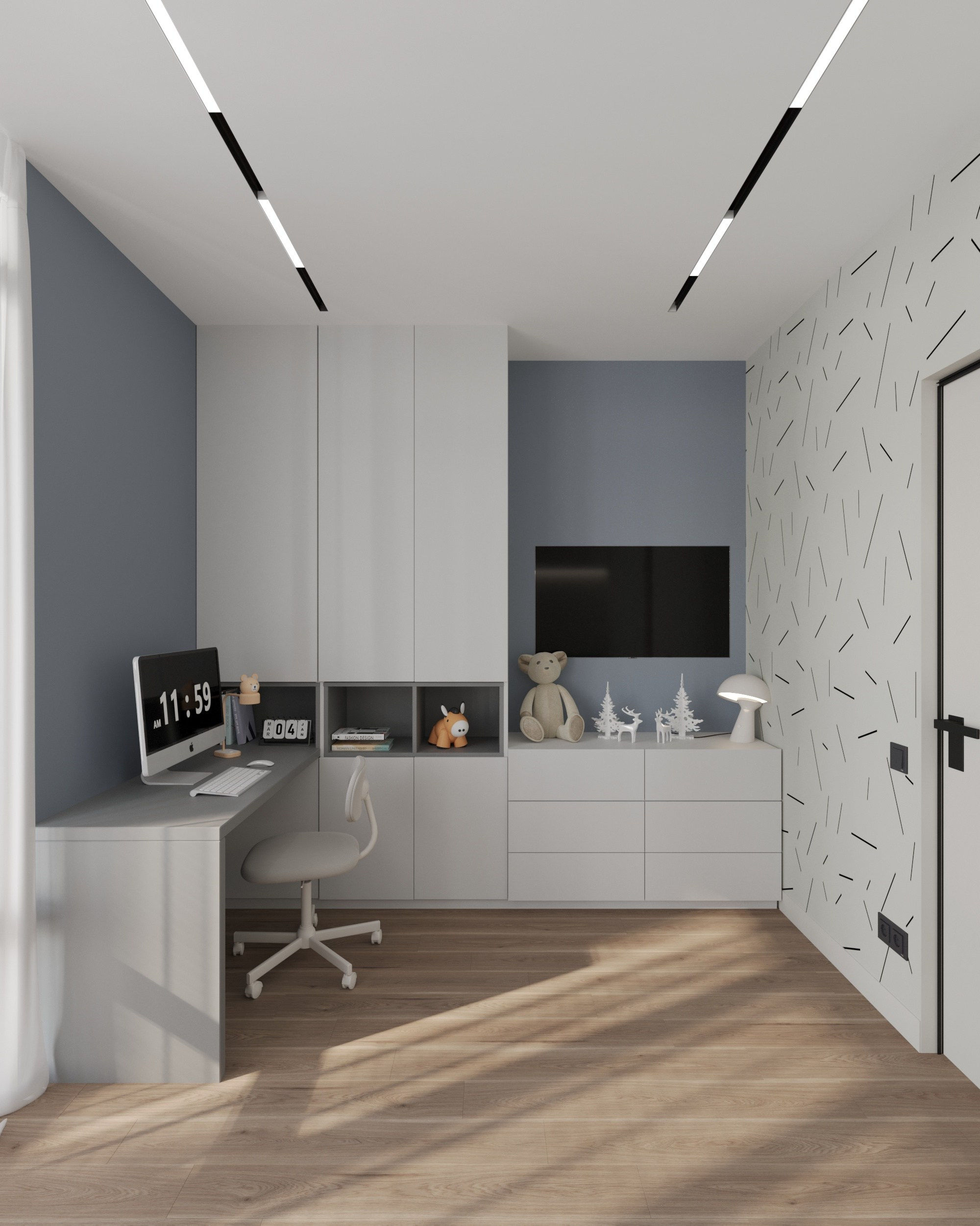 Дизайн-проект ЖК Любимово 2. Дизайн интерьеров, 3D визуализации