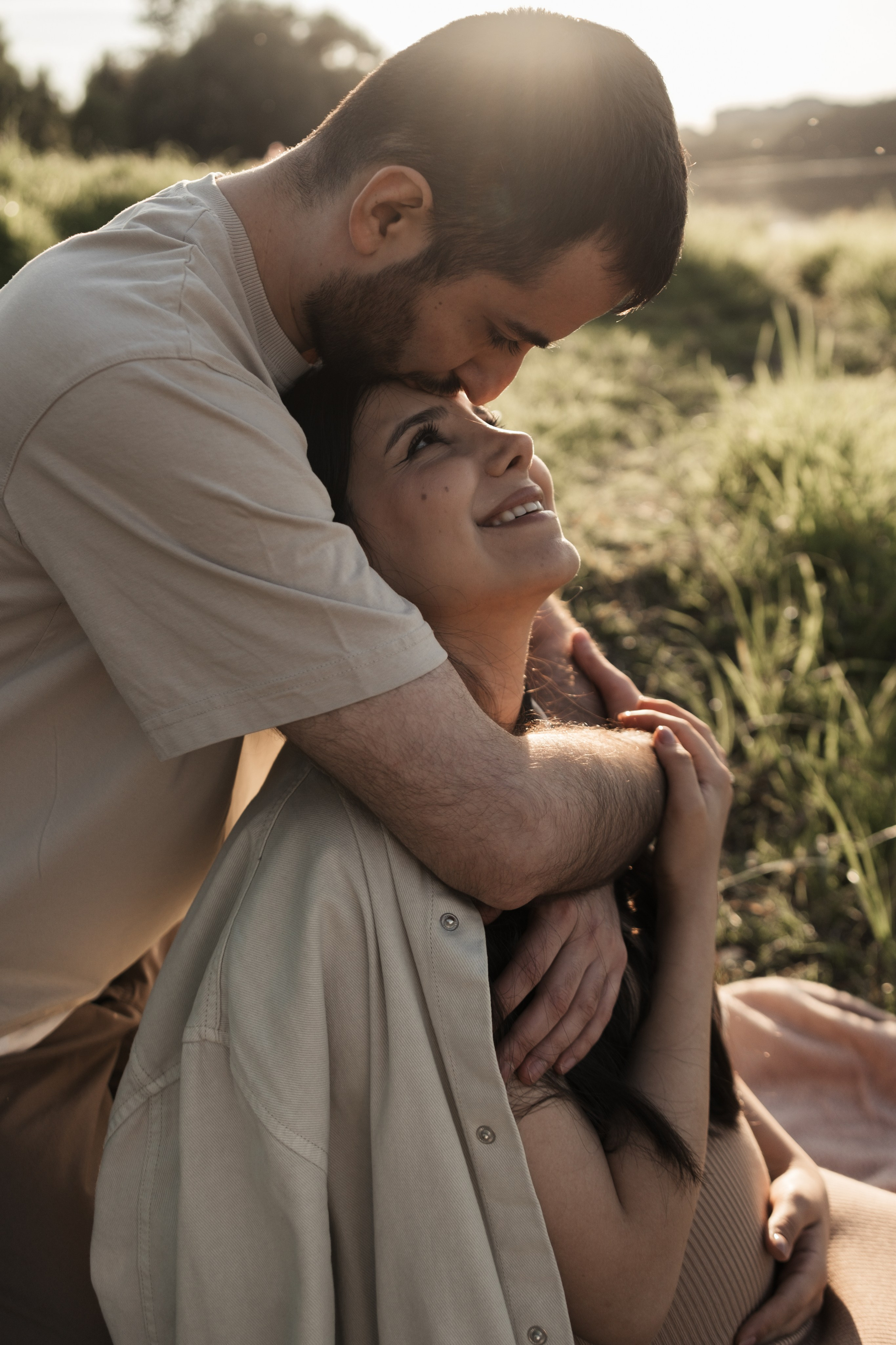 Съемка беременности с мужем. Семейный видеограф в Москве Руслана Синицына