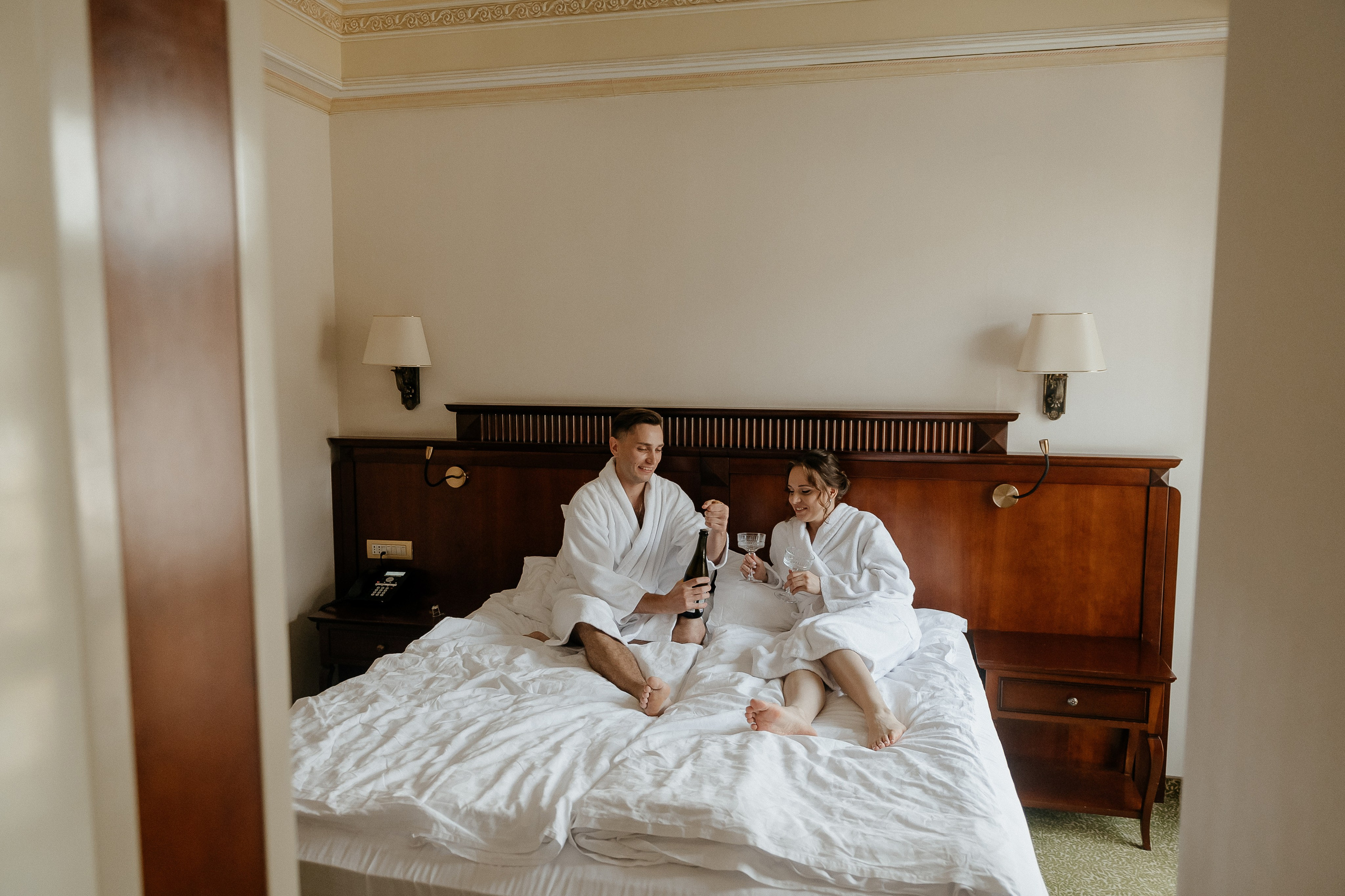 Утро жениха и невесты в отеле Садовое кольцо