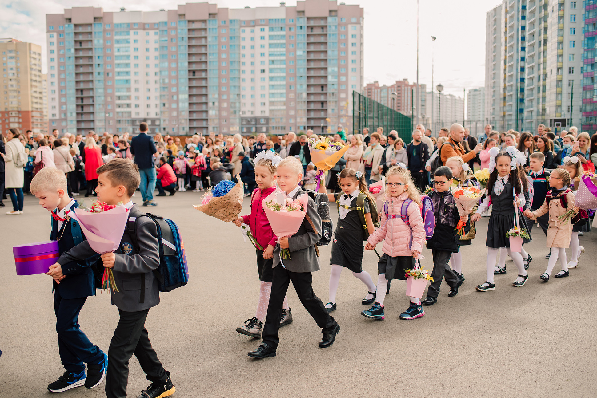 1-е сентября. Семейный и Свадебный фотограф. Санкт-Петербург. Пушкин