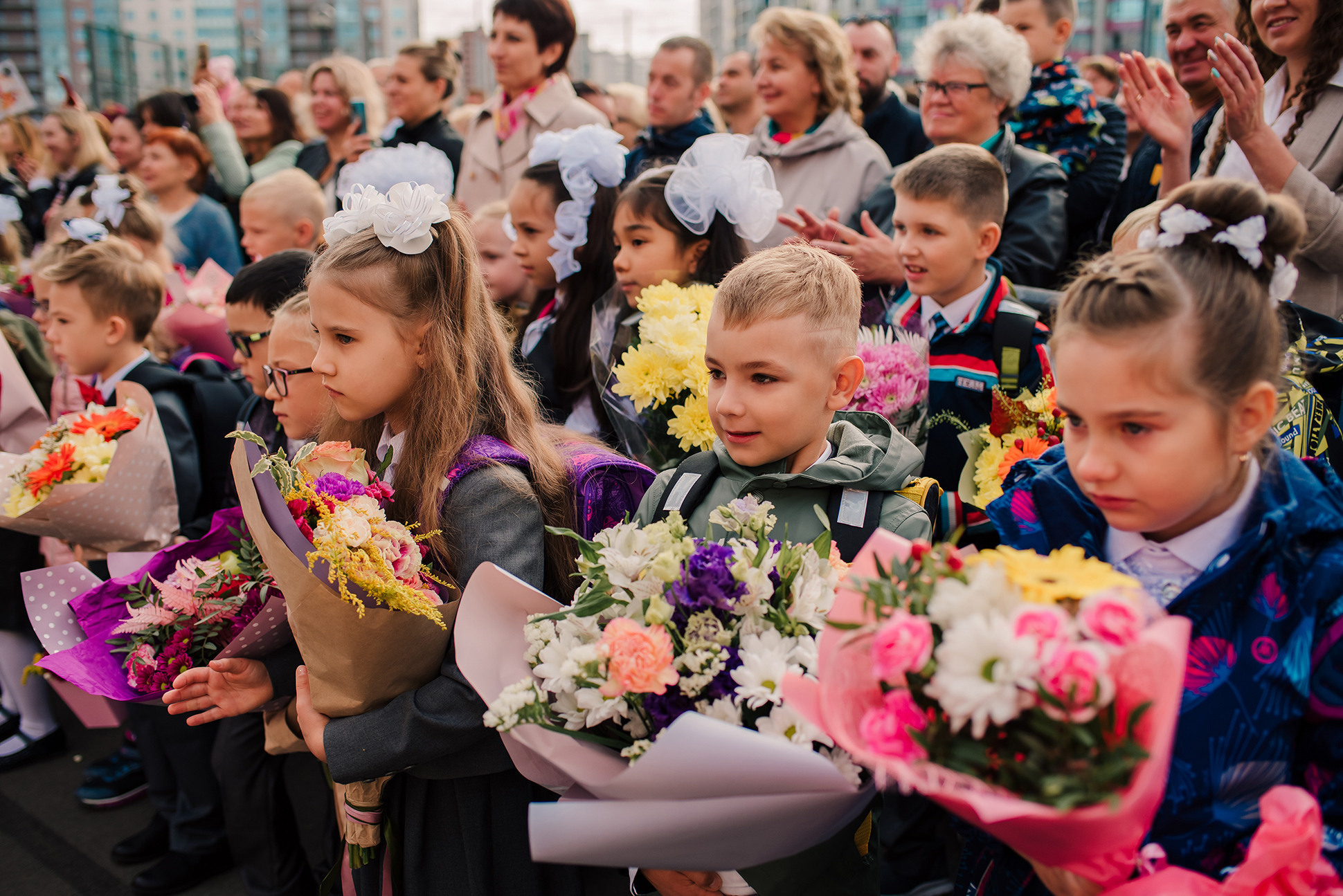 1-е сентября. Семейный и Свадебный фотограф. Санкт-Петербург. Пушкин