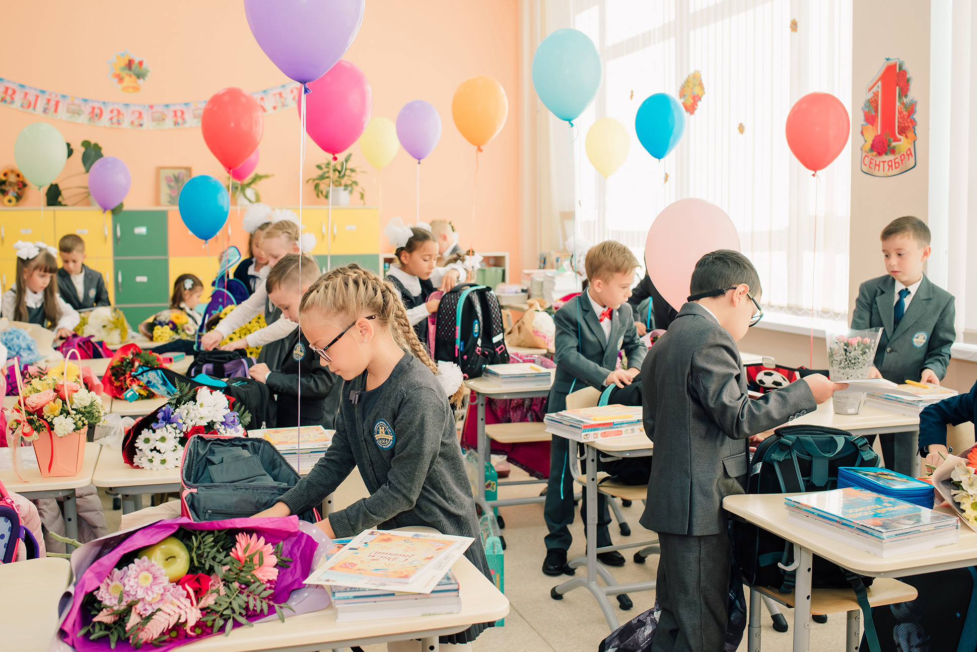 1-е сентября. Семейный и Свадебный фотограф. Санкт-Петербург. Пушкин
