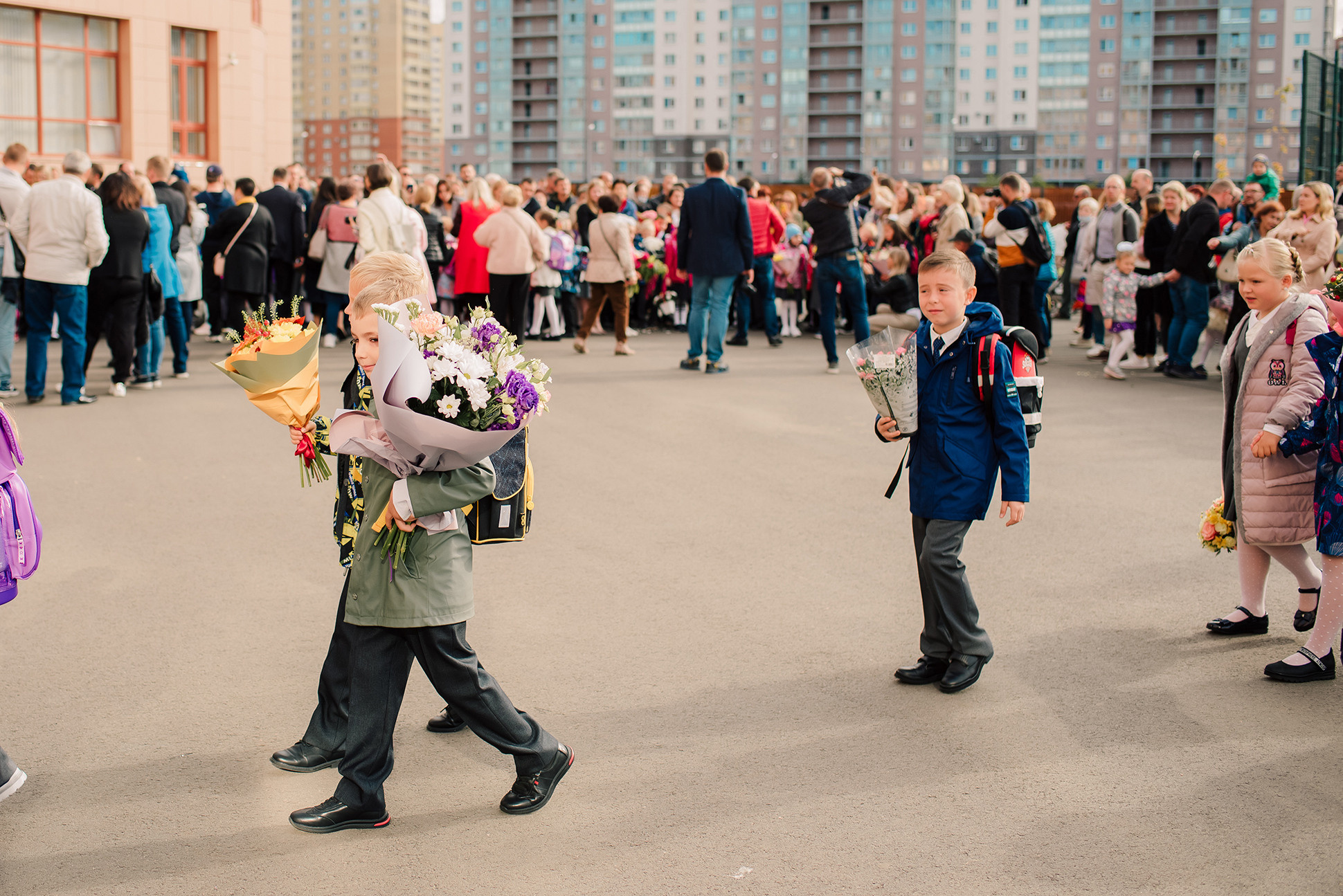 1-е сентября. Семейный и Свадебный фотограф. Санкт-Петербург. Пушкин