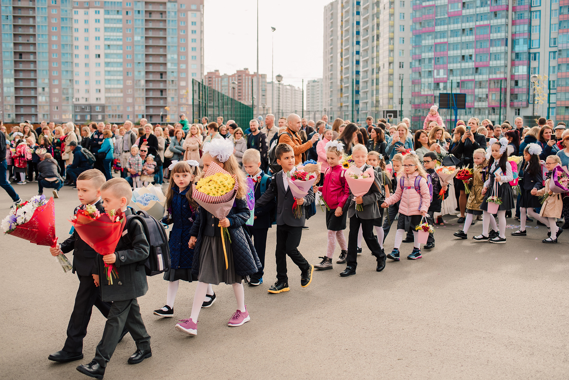 1-е сентября. Семейный и Свадебный фотограф. Санкт-Петербург. Пушкин