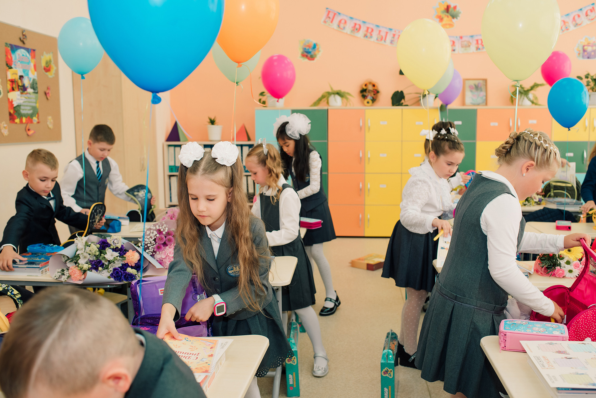 1-е сентября. Семейный и Свадебный фотограф. Санкт-Петербург. Пушкин