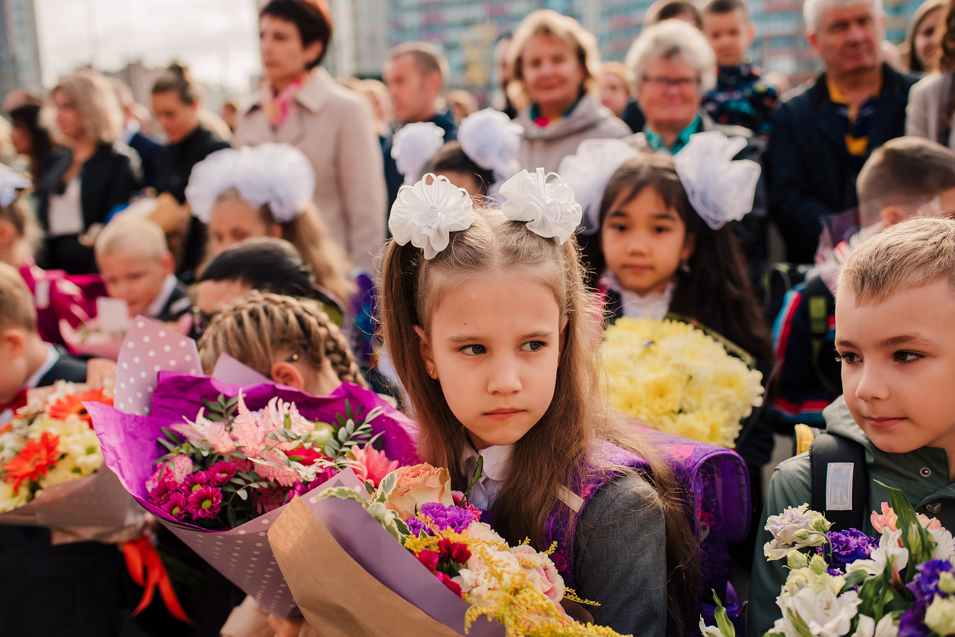 1-е сентября. Семейный и Свадебный фотограф. Санкт-Петербург. Пушкин