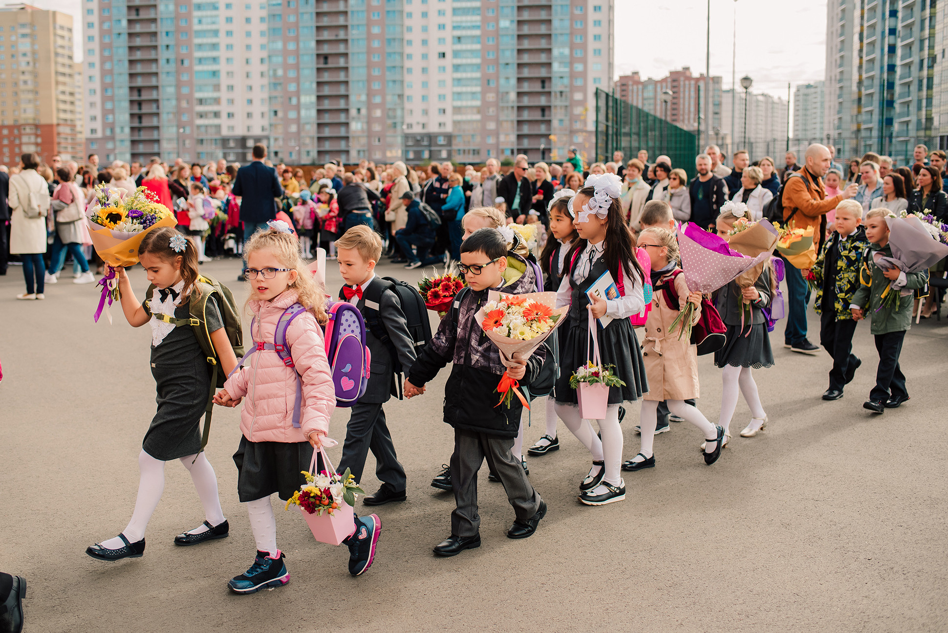 1-е сентября. Семейный и Свадебный фотограф. Санкт-Петербург. Пушкин