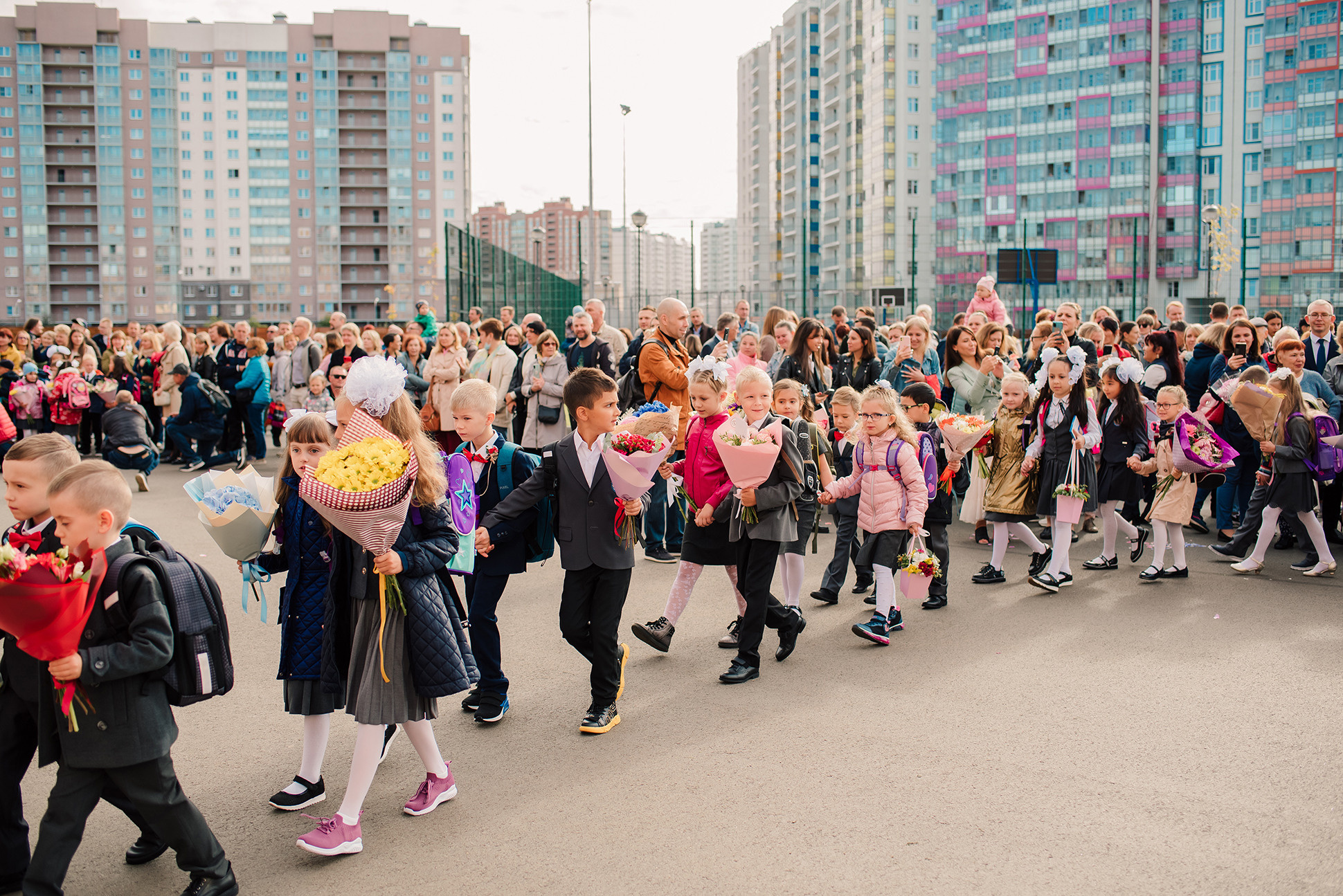 1-е сентября. Семейный и Свадебный фотограф. Санкт-Петербург. Пушкин